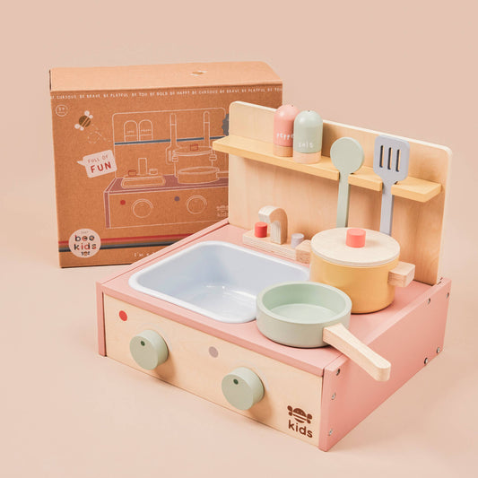 Just Bee Kids Wooden Table Top Kitchen (FSC)