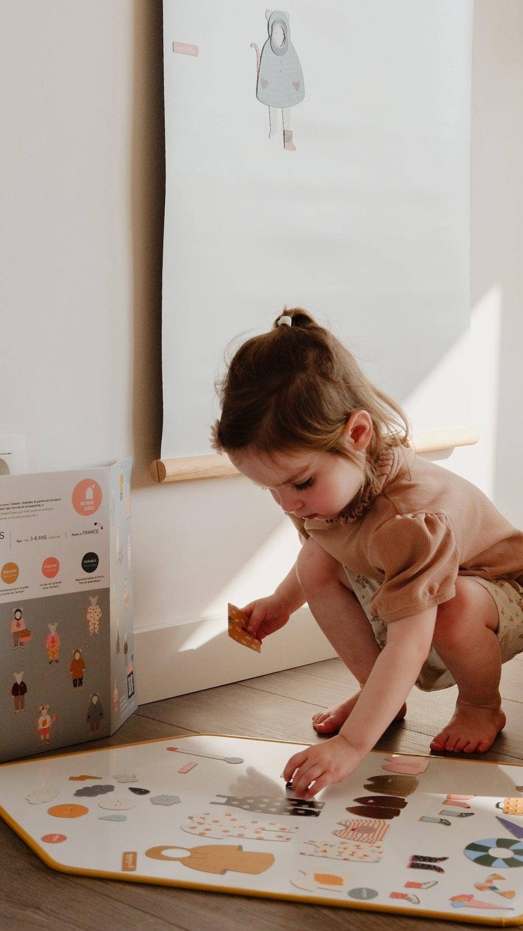 Dress-Up Magnetic Play Set – Weather-Ready Fun for Little Stylists!