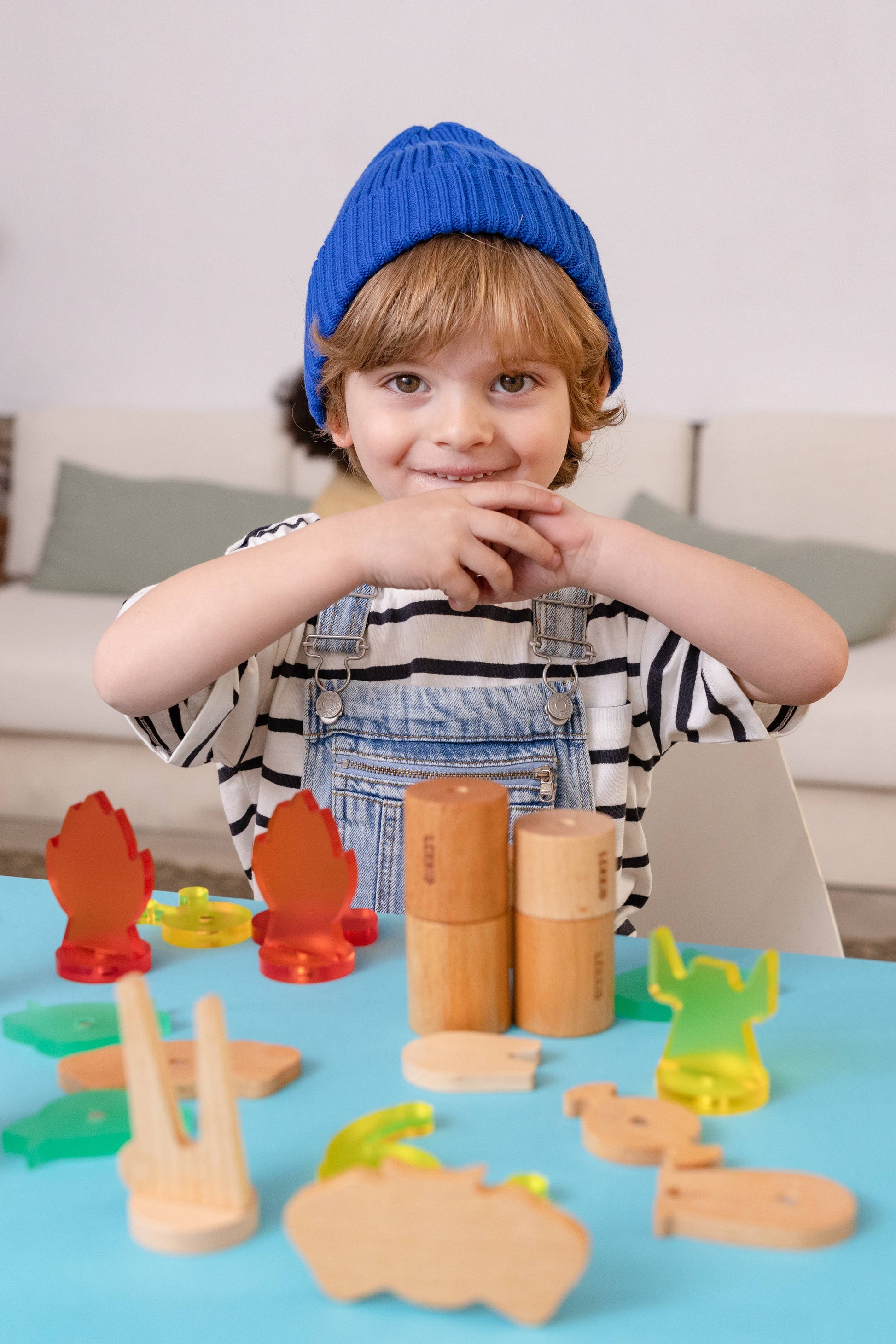 LEKKID Magnetic Wooden Animal Construction Set
