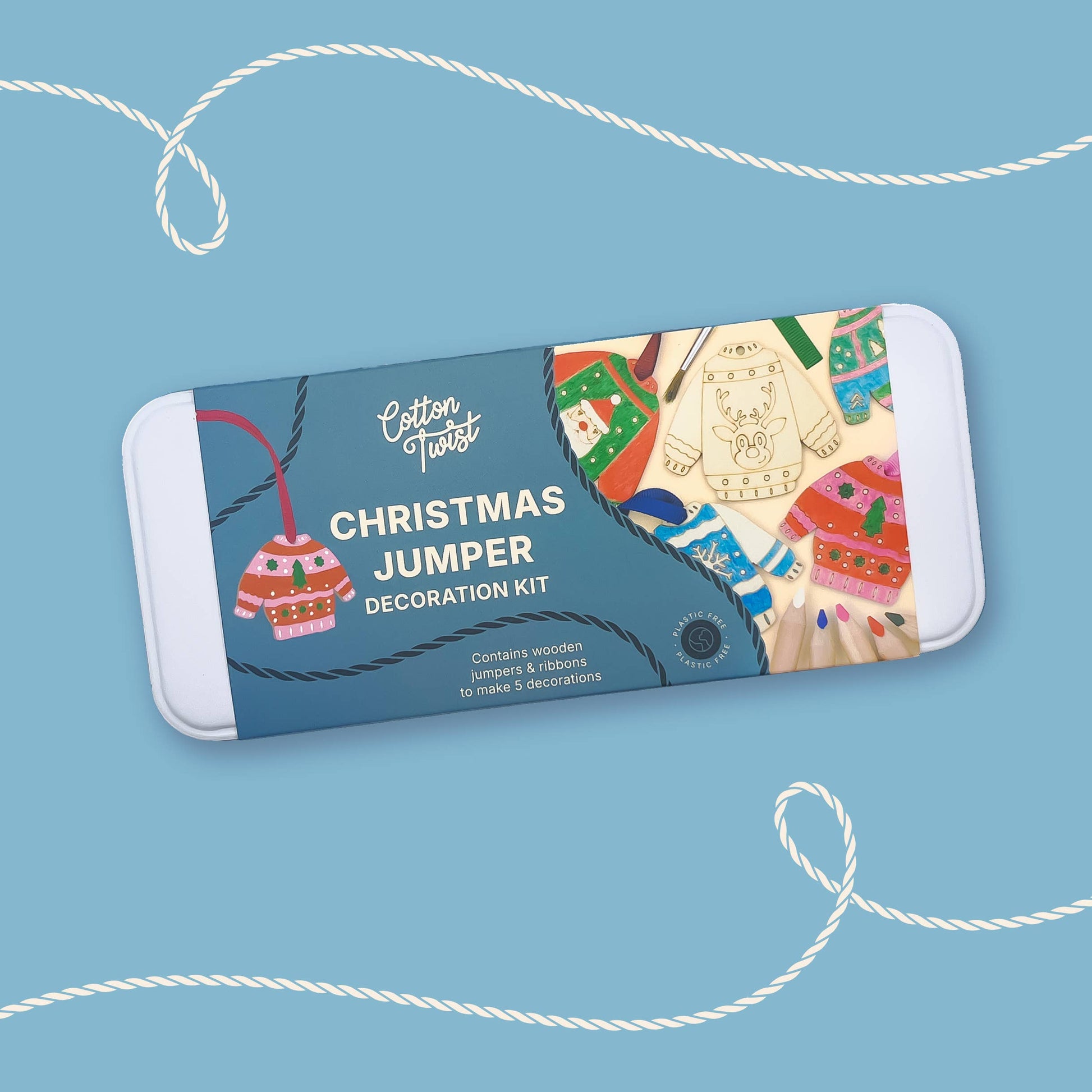 A simple, creative activity that results in charming, personalised decorations – perfect for festive fun without the plastic.
