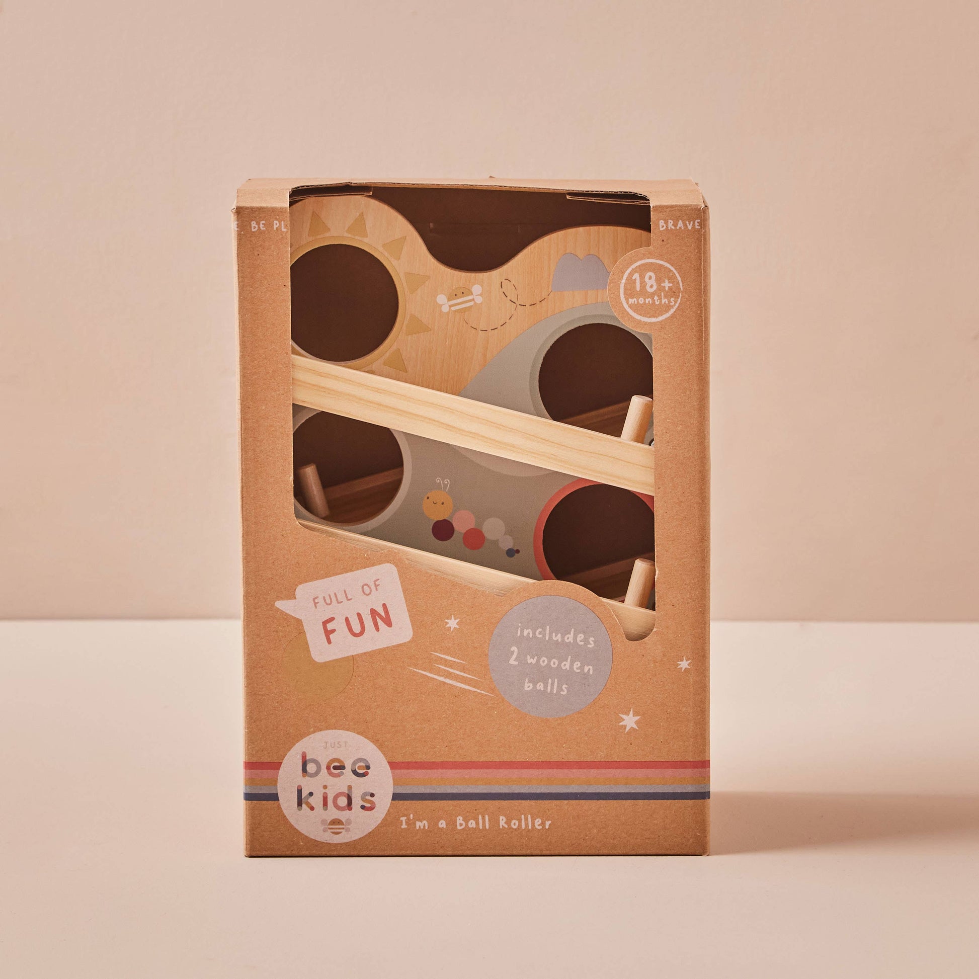 Just Bee Kids Wooden Ball Runner Toy (FSC)