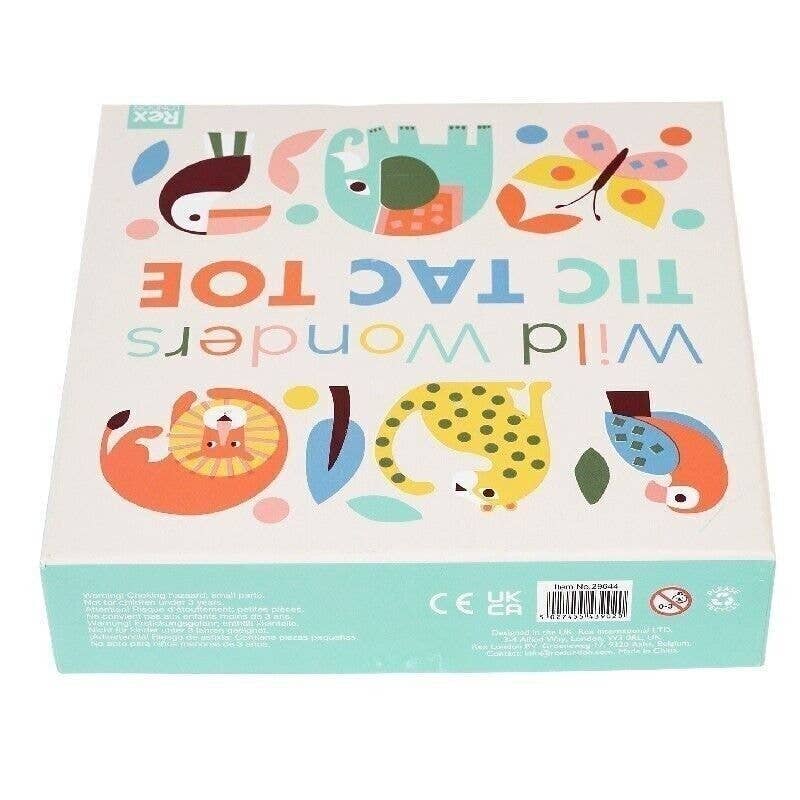 Wooden Tic-Tac-Toe - Wild Wonders