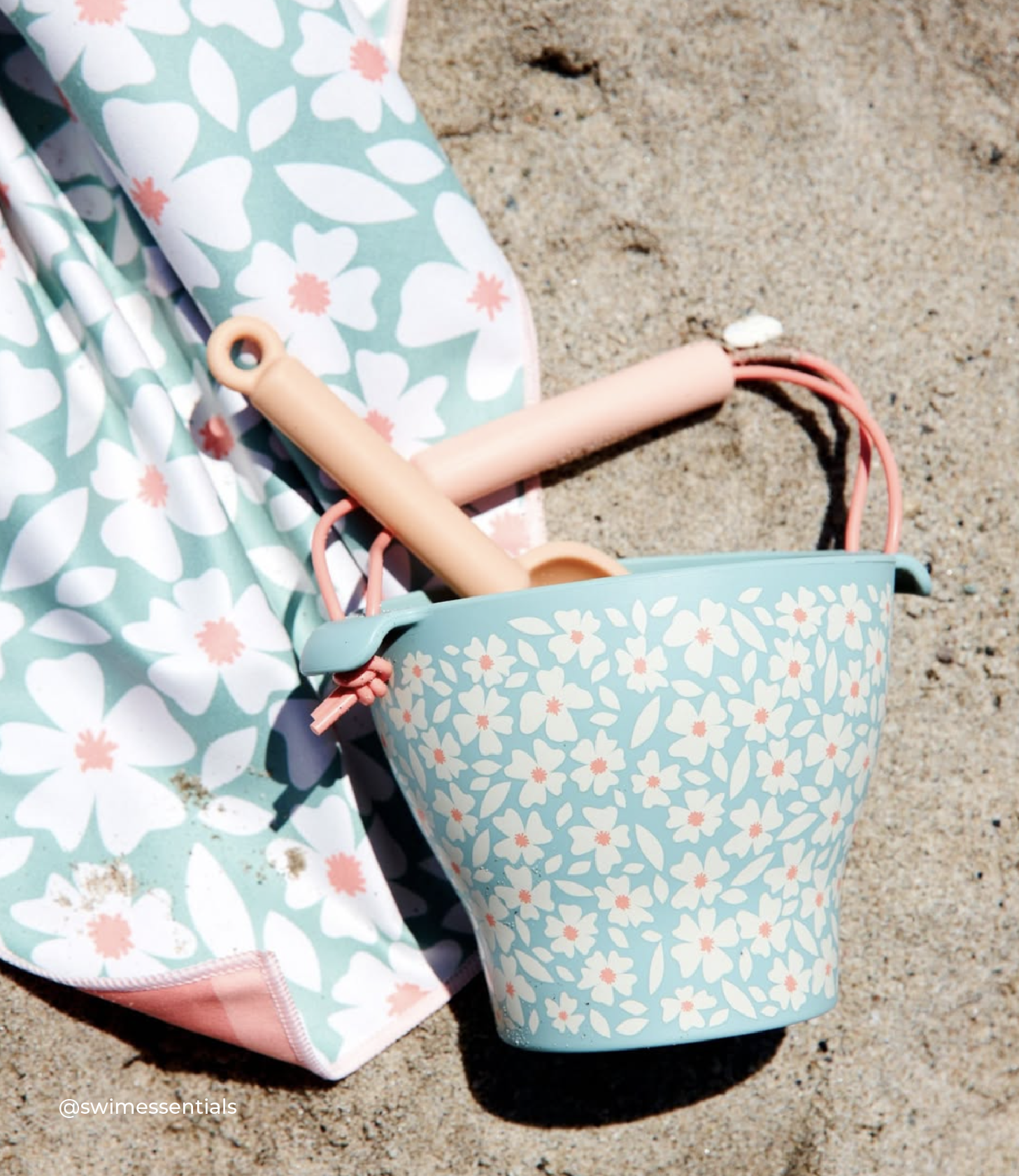 Swim Essentials | Floral Beach Bucket and Spade Set
