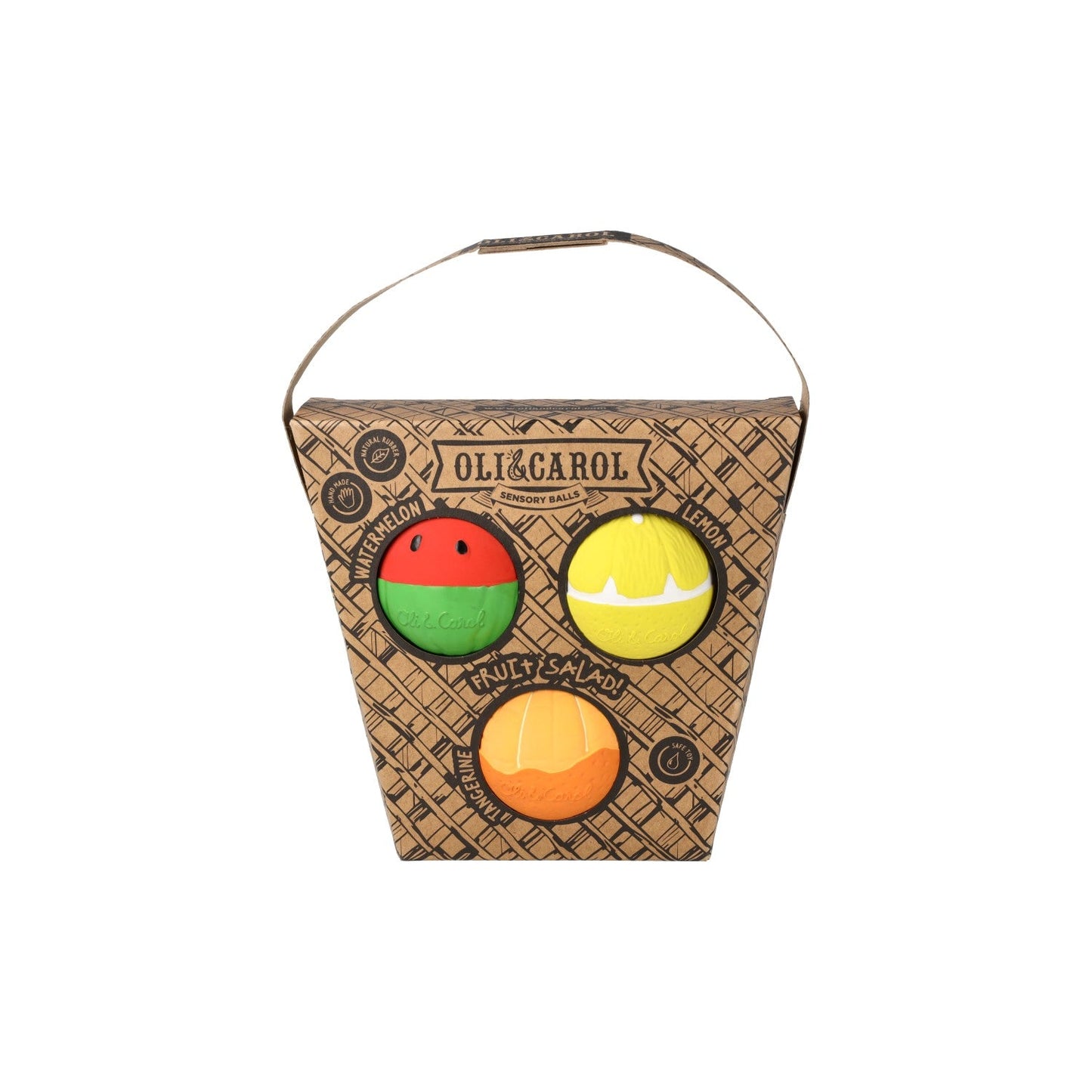Baby Sensory Ball Set - Fruit Salad Theme