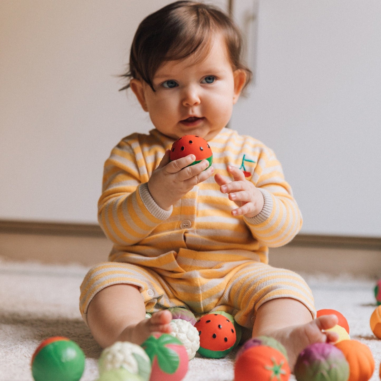 Baby Sensory Ball Set - Fruit Salad Theme