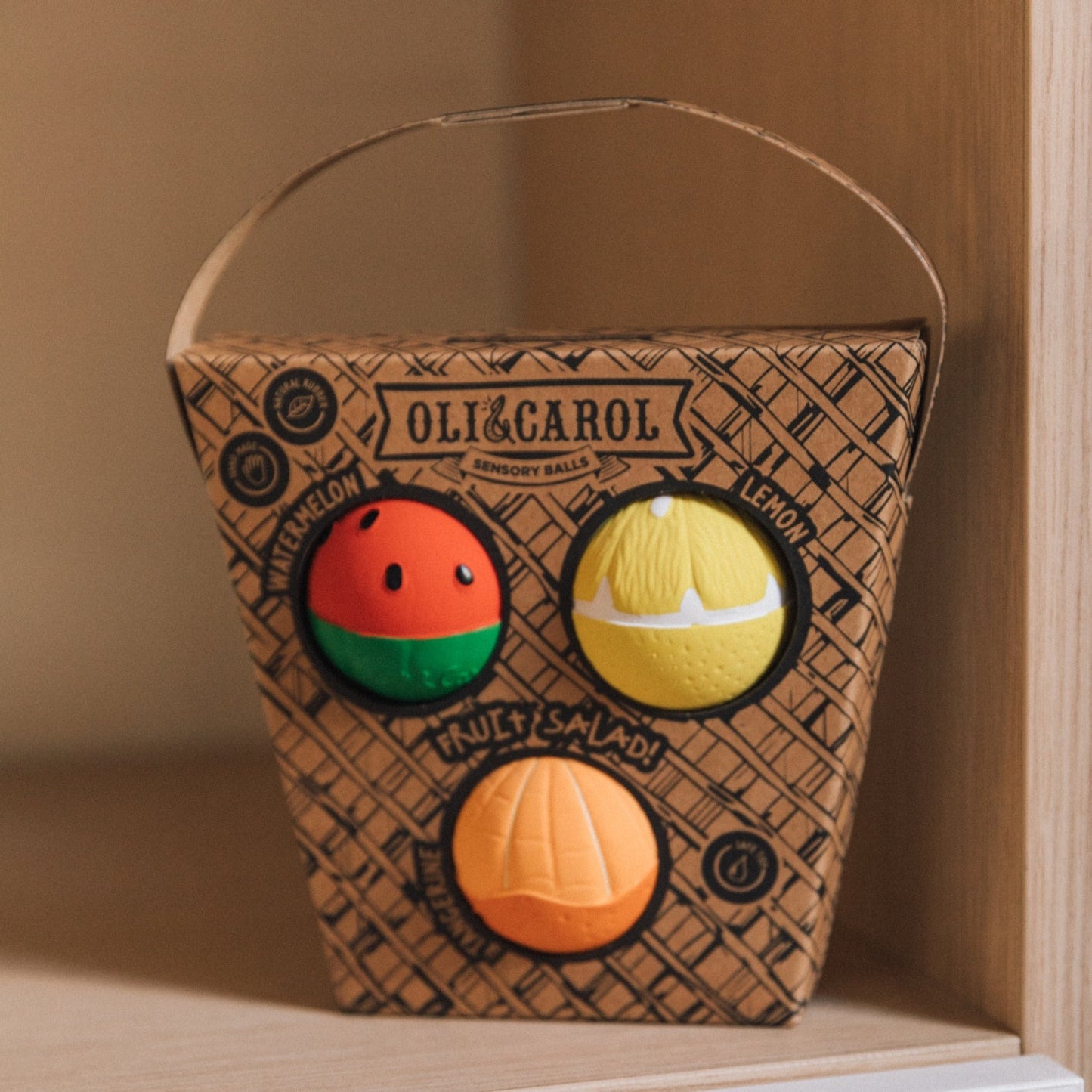 Baby Sensory Ball Set - Fruit Salad Theme
