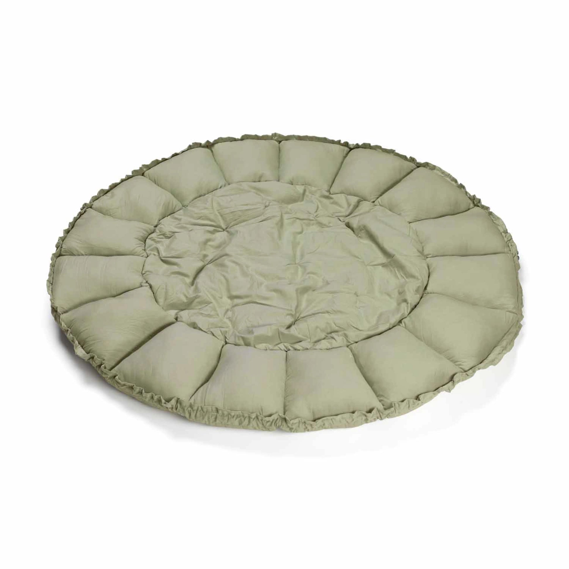 Soft Circle Organic Baby Playmat - Coco - Meadow Green