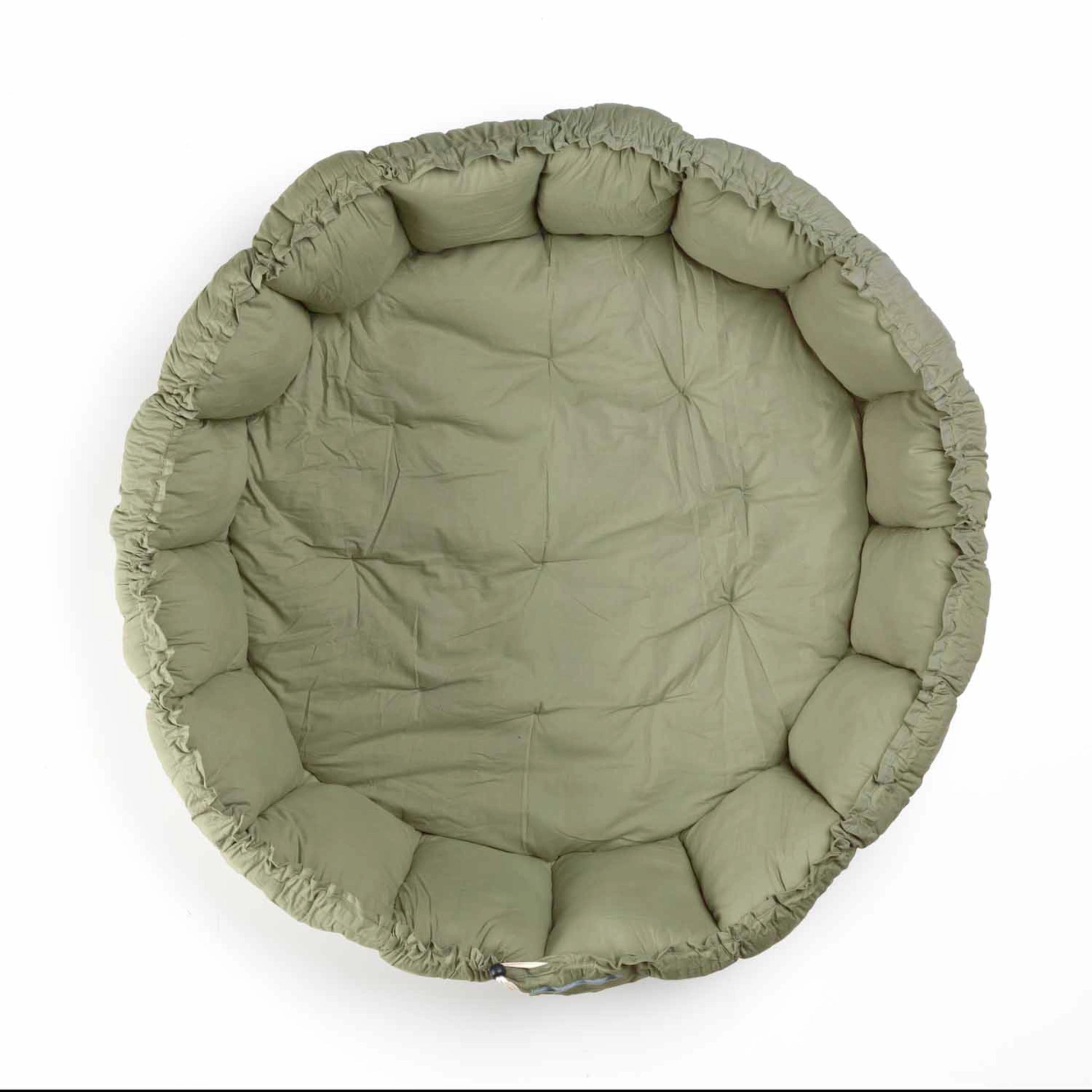 Soft Circle Organic Baby Playmat - Coco - Meadow Green