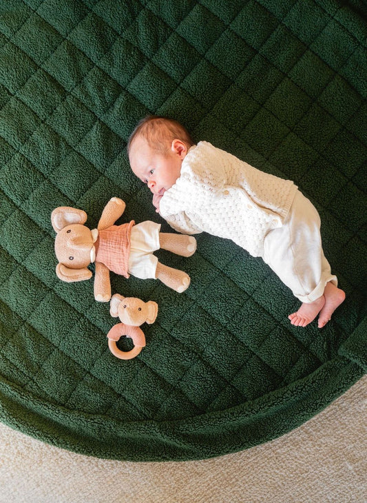 Play & Go Noomad Teddy Baby Playmat & Storage Bag - Green