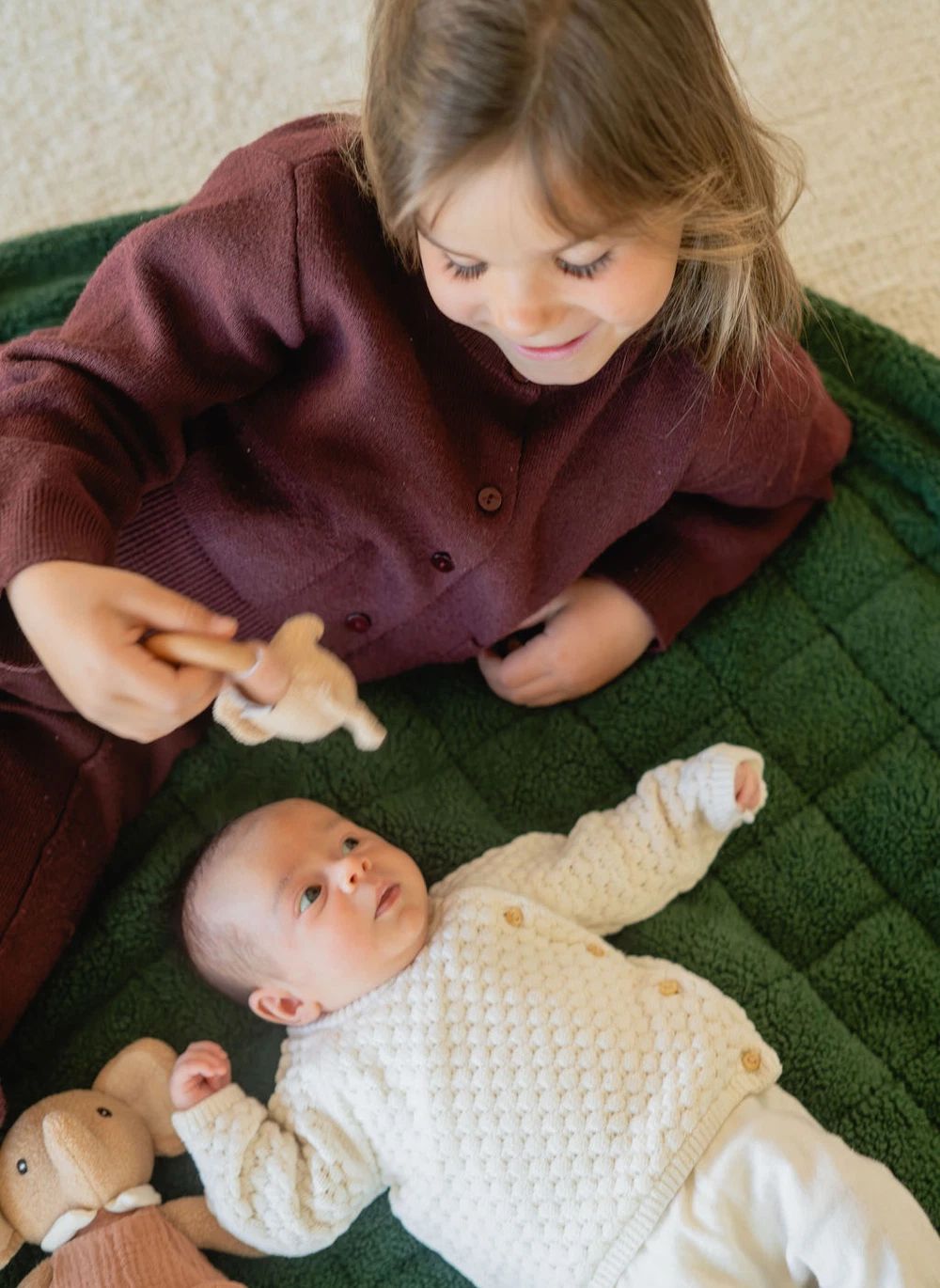 Play & Go Noomad Teddy Baby Playmat & Storage Bag - Green