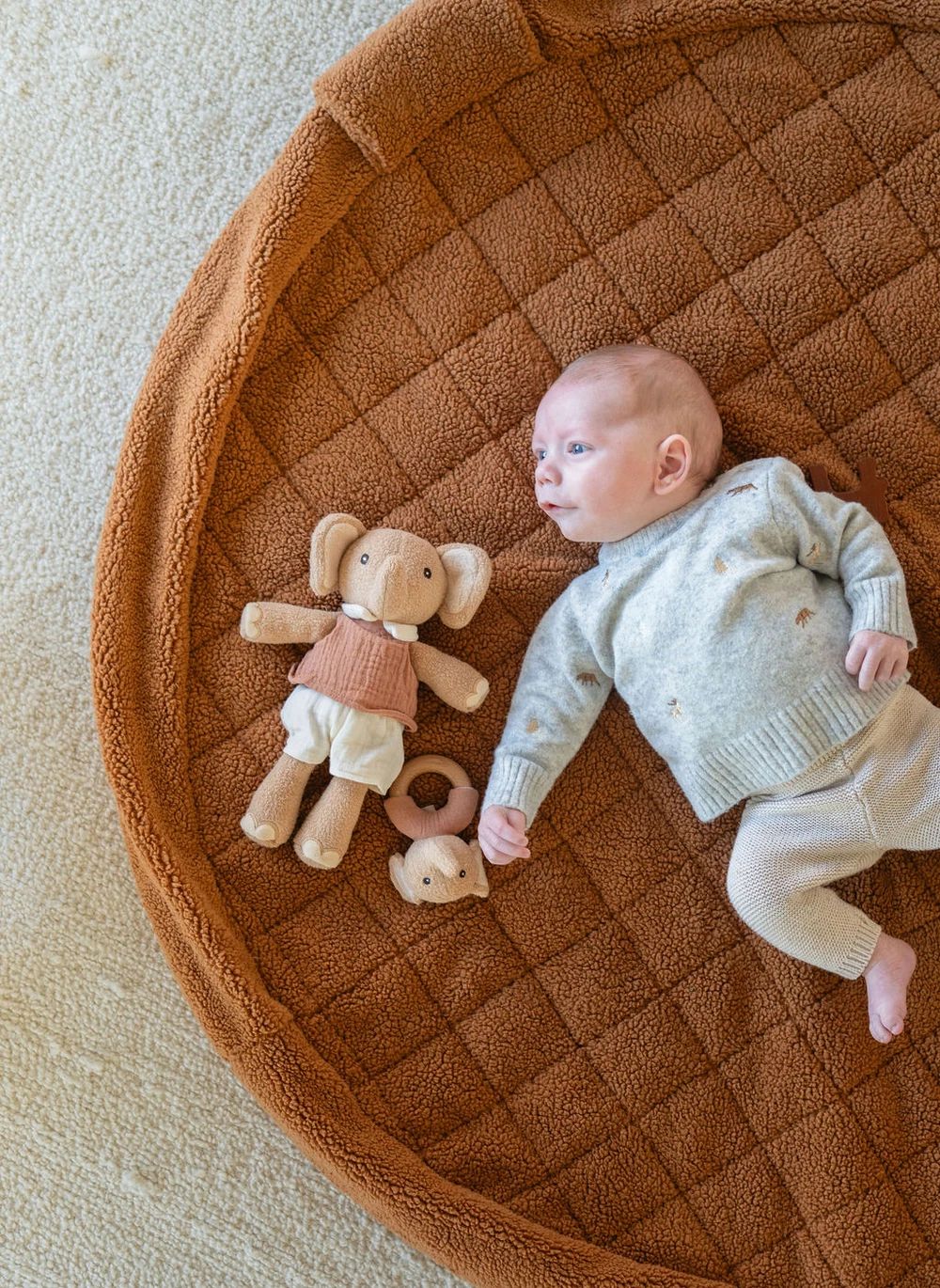 Play & Go Noomad Teddy Baby Playmat & Storage Bag - Brown