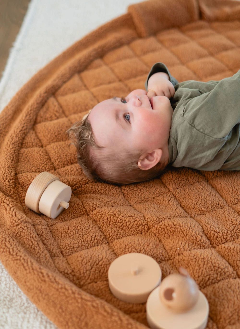 Play & Go Noomad Teddy Baby Playmat & Storage Bag - Brown