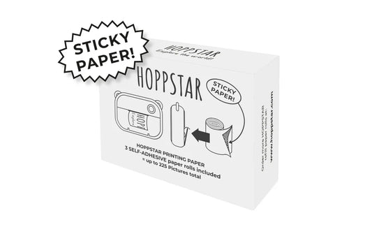 Hoppstar 3 x  3 Pack Self Adhesive Printing Paper