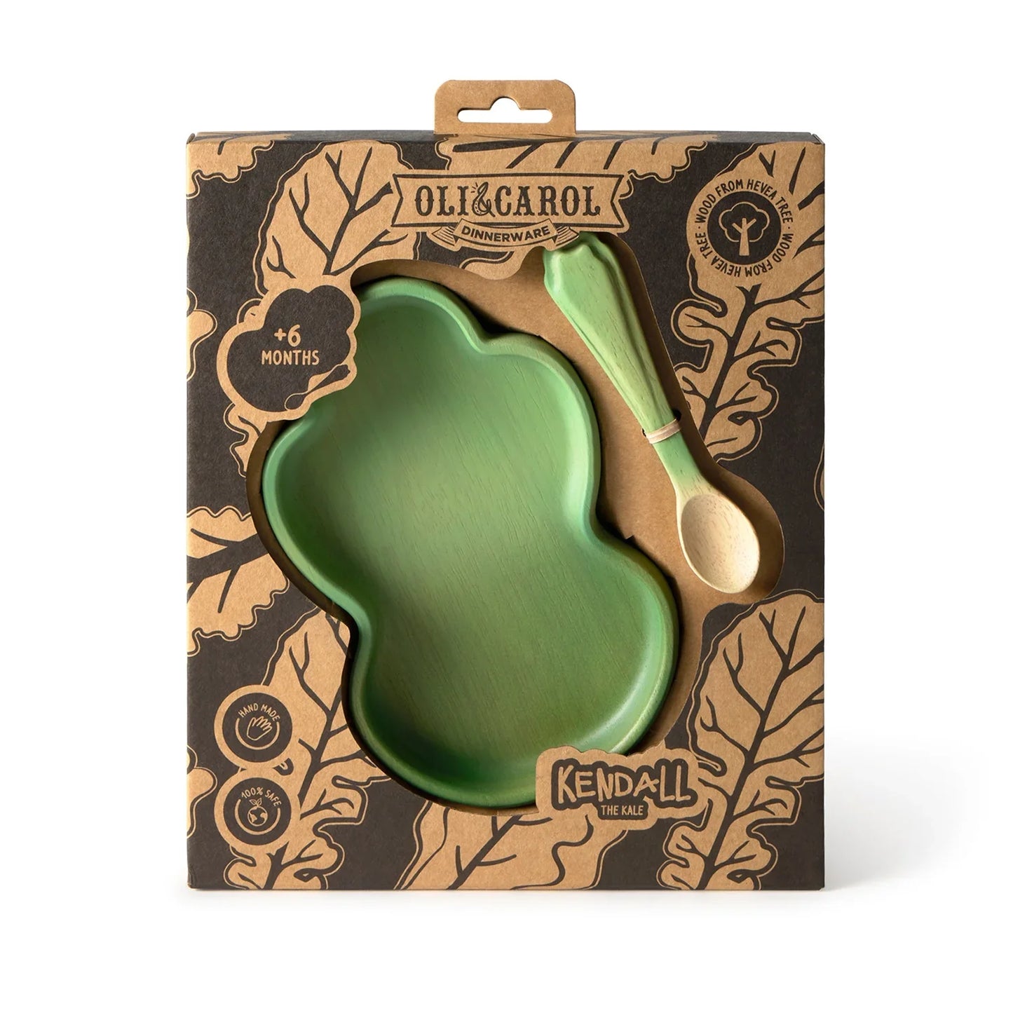 Wooden Baby Plate & Spoon Set | Eco Weaning Tableware – Mucky Wolf