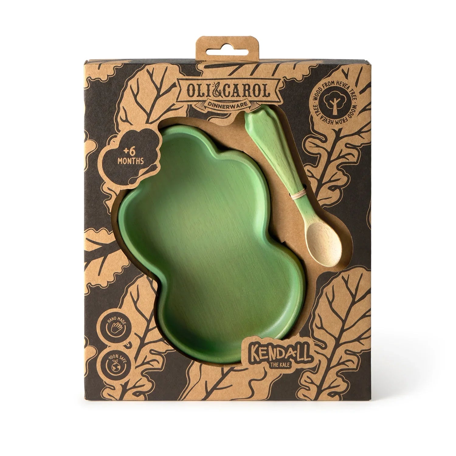 Wooden Baby Plate & Spoon Set | Eco Weaning Tableware – Mucky Wolf