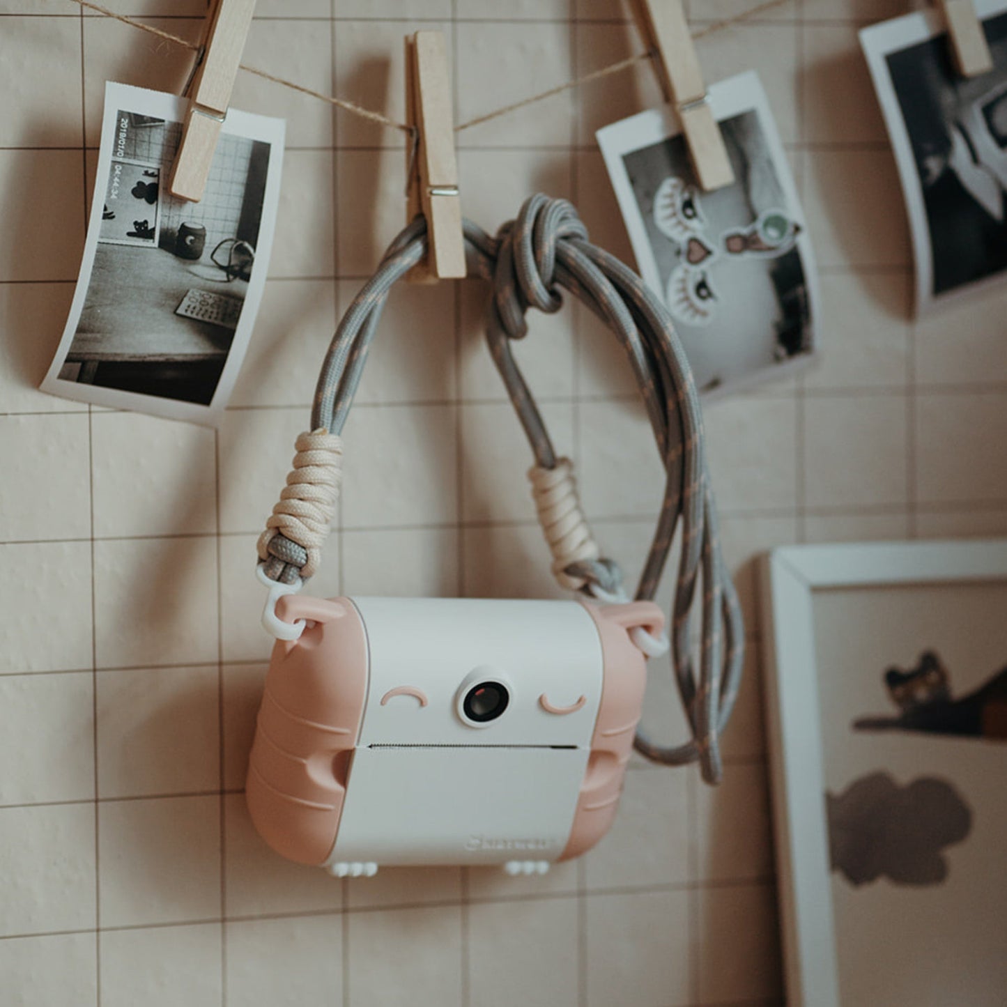KIDYPRINT Instant Print Camera for Kids | Pink | Ink-Free | Ages 5+