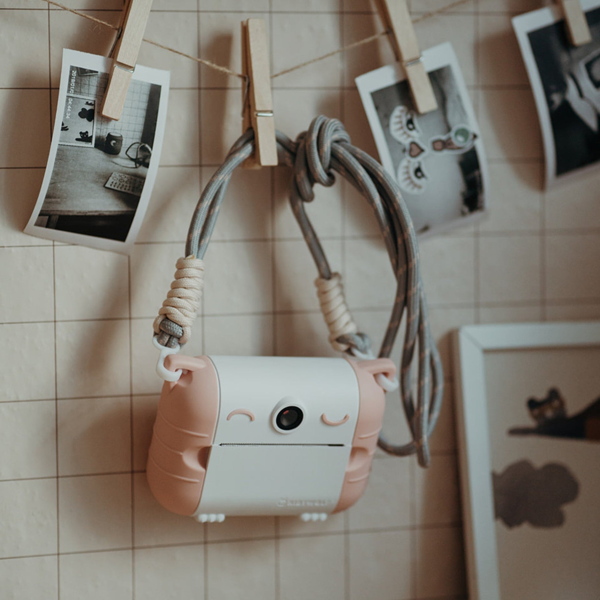 KIDYPRINT Instant Print Camera for Kids | Pink | Ink-Free | Ages 5+
