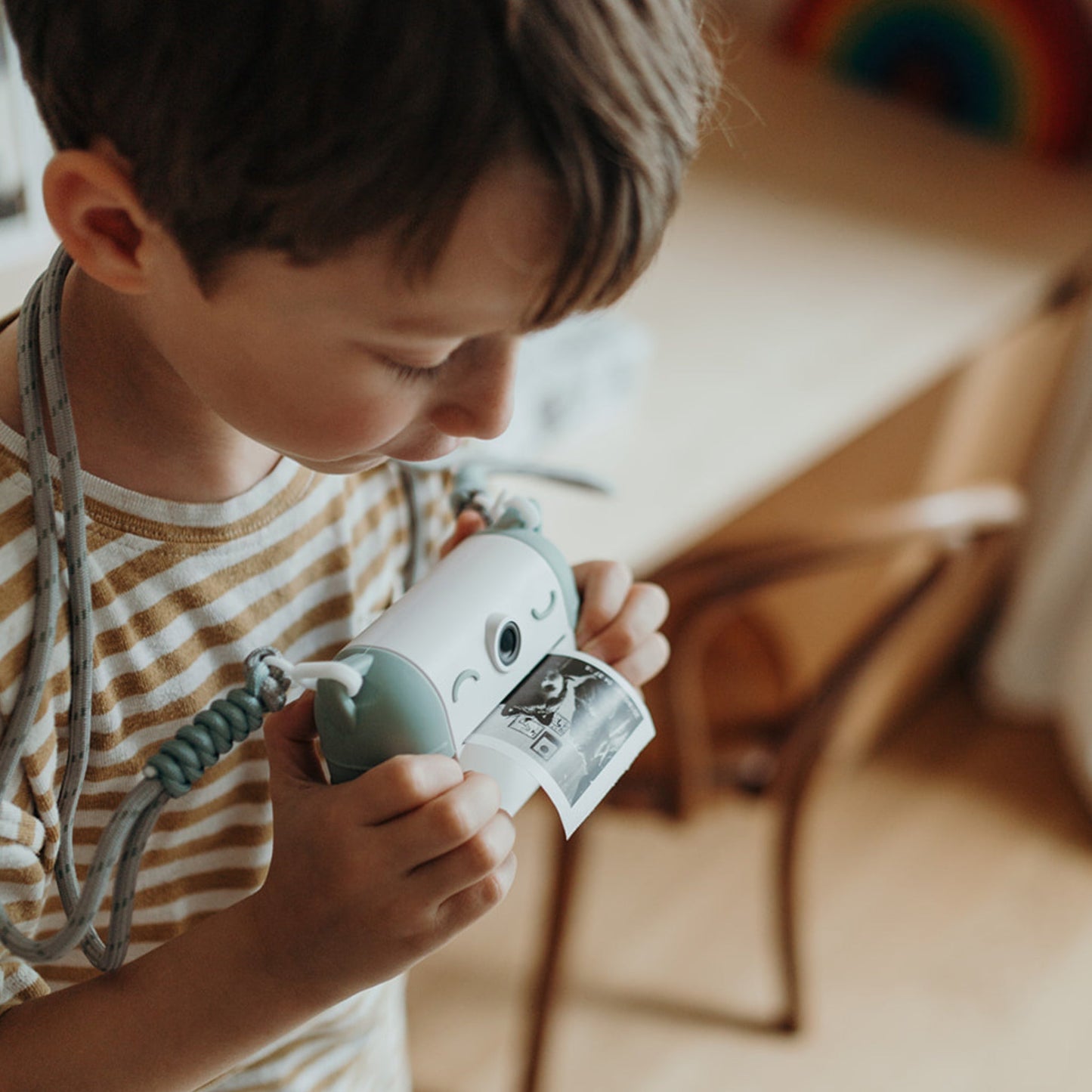 KIDYPRINT Instant Print Camera for Kids | Green | Ink-Free | Ages 5+