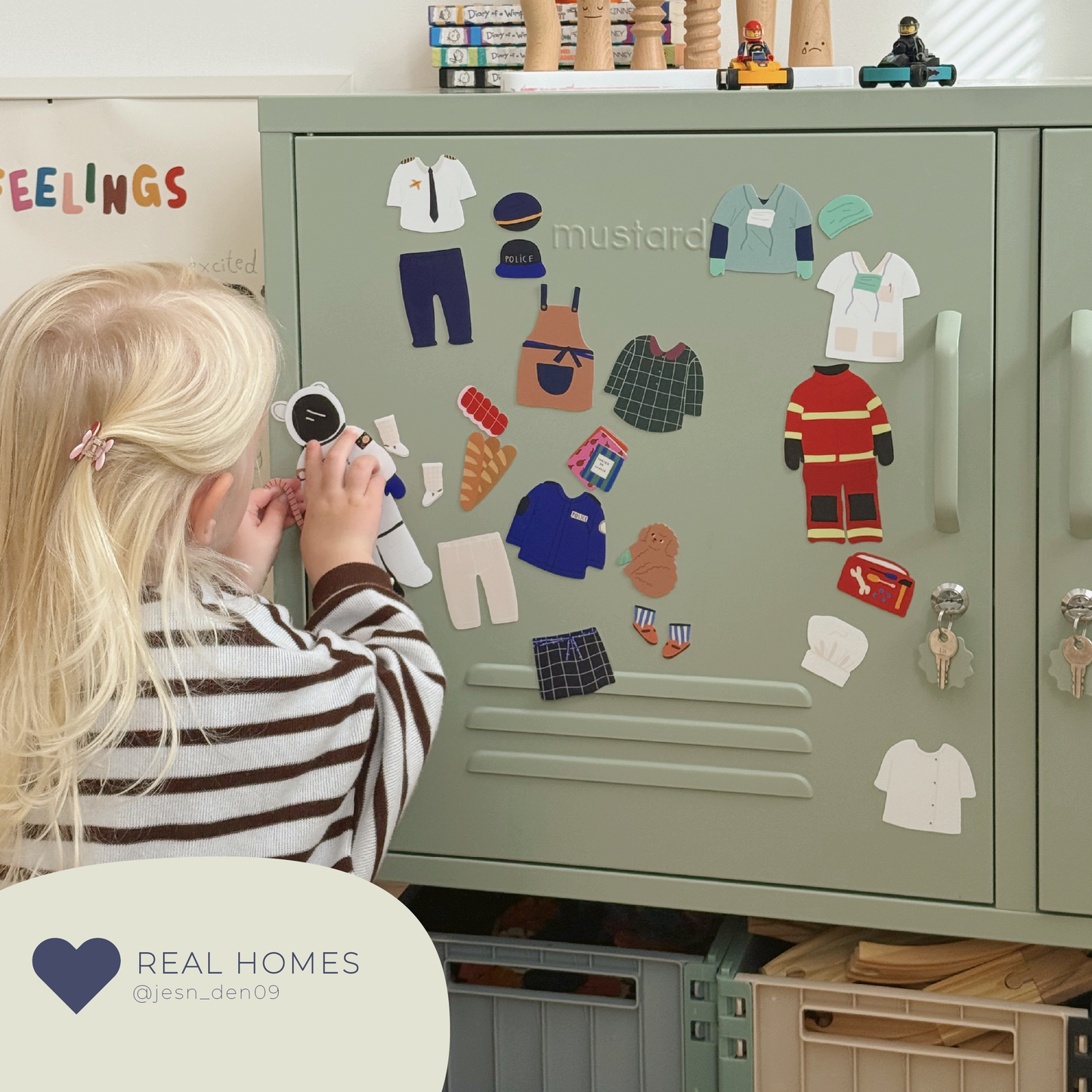 Dress Up Professions Magnetic Play Set