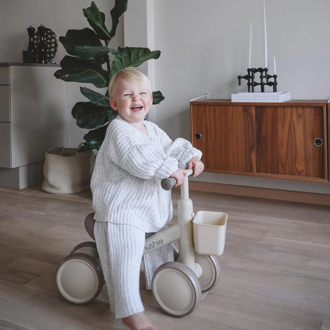 Mushie Mini Toddler Balance Bike – Sand | Mucky Wolf