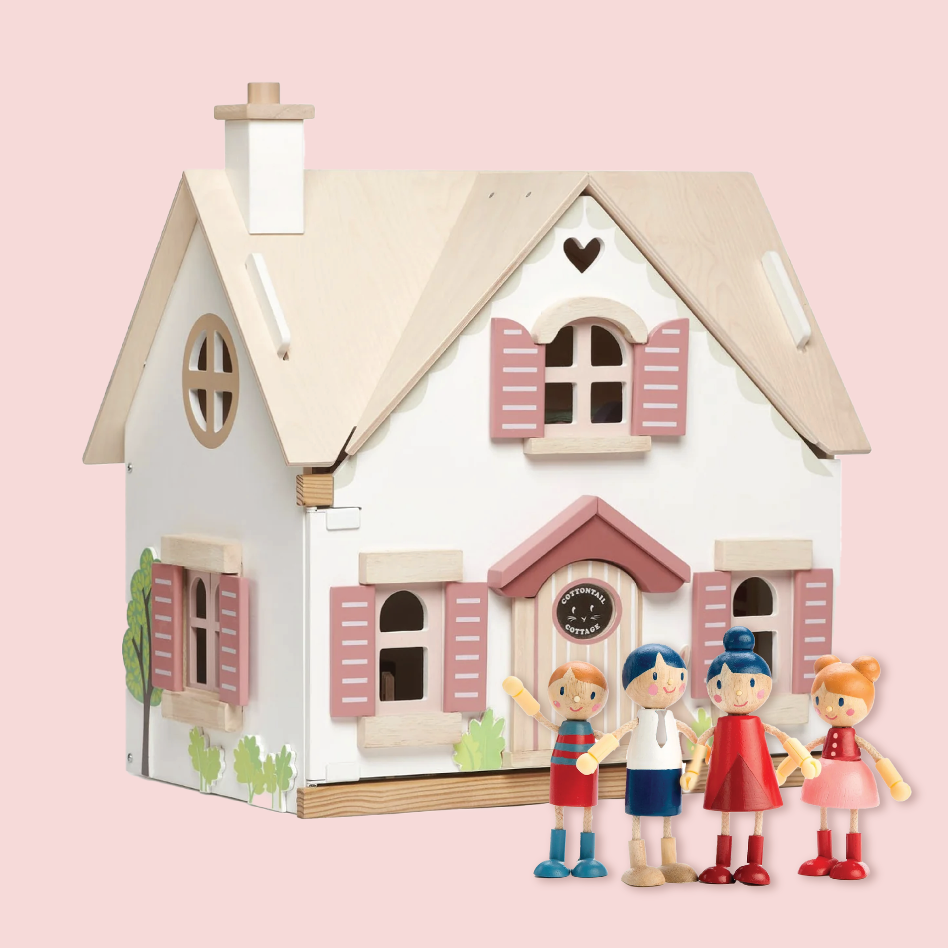 Tender Leaf Toys Cottontail Cottage Dolls House