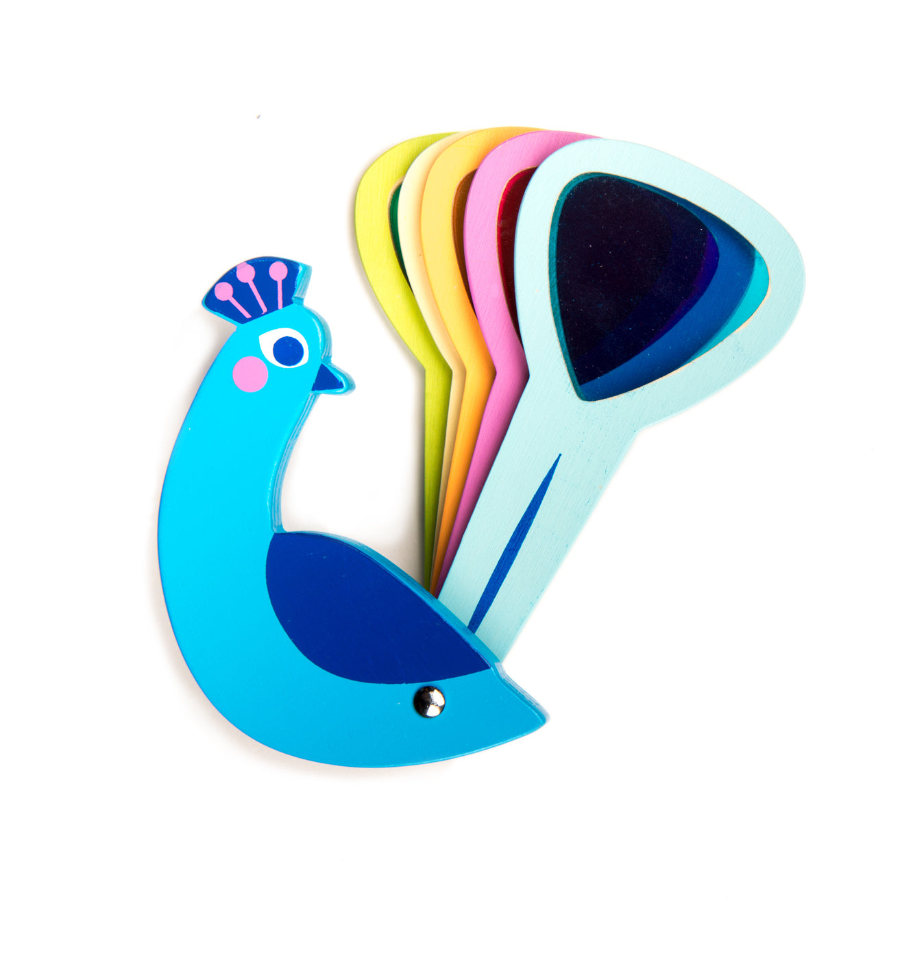 Rainbow Peacock Sensory STEM Toy For Ages 18 Months +