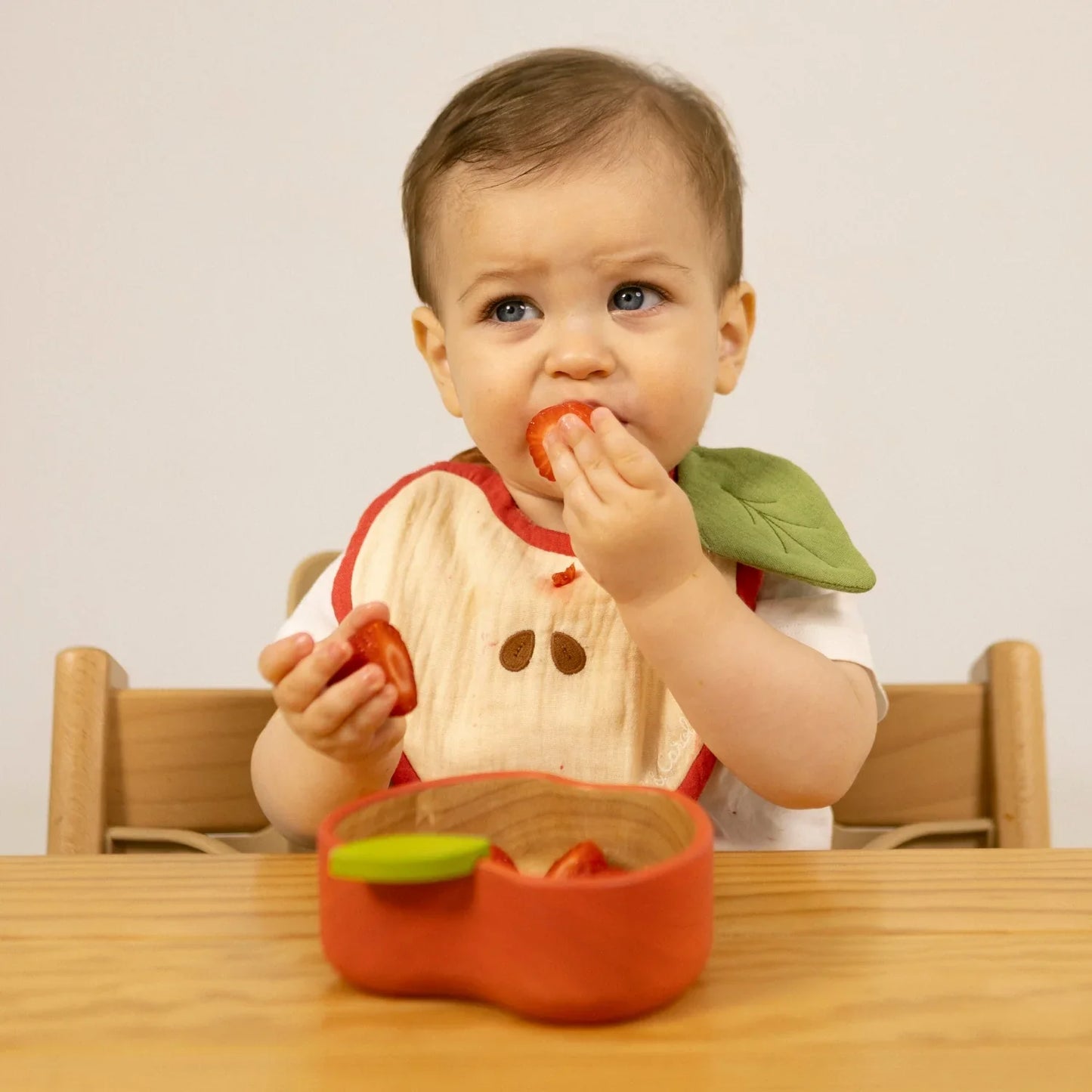  Wooden Baby Bowl & Spoon Set | Eco Weaning Tableware – Mucky Wolf