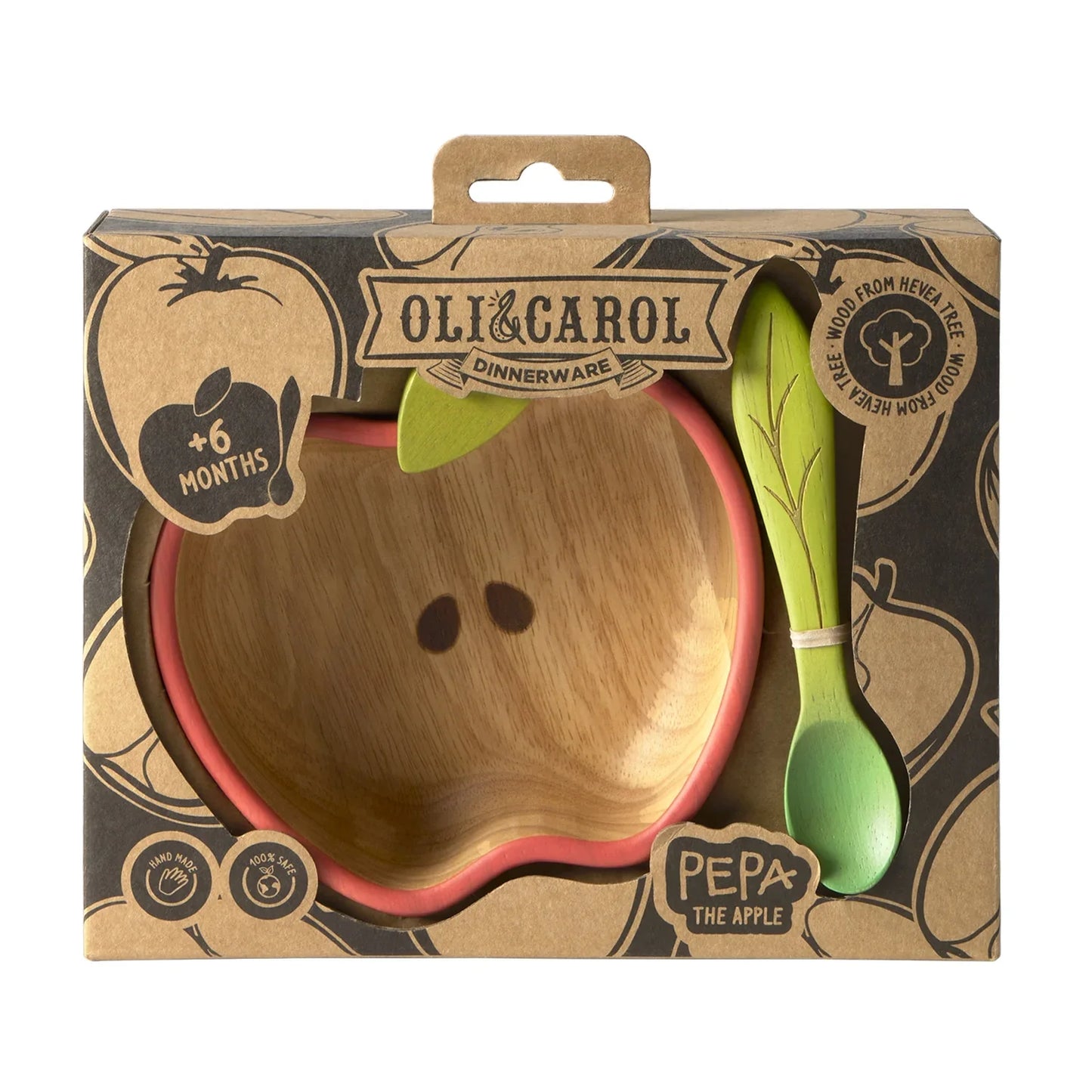  Wooden Baby Bowl & Spoon Set | Eco Weaning Tableware – Mucky Wolf