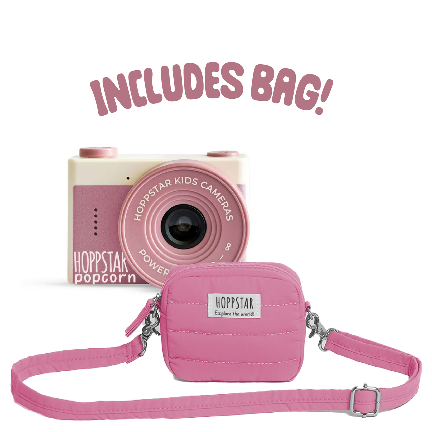 Mini Digital Camera & Bag Bundle - Colour Dusk Ages 3+
