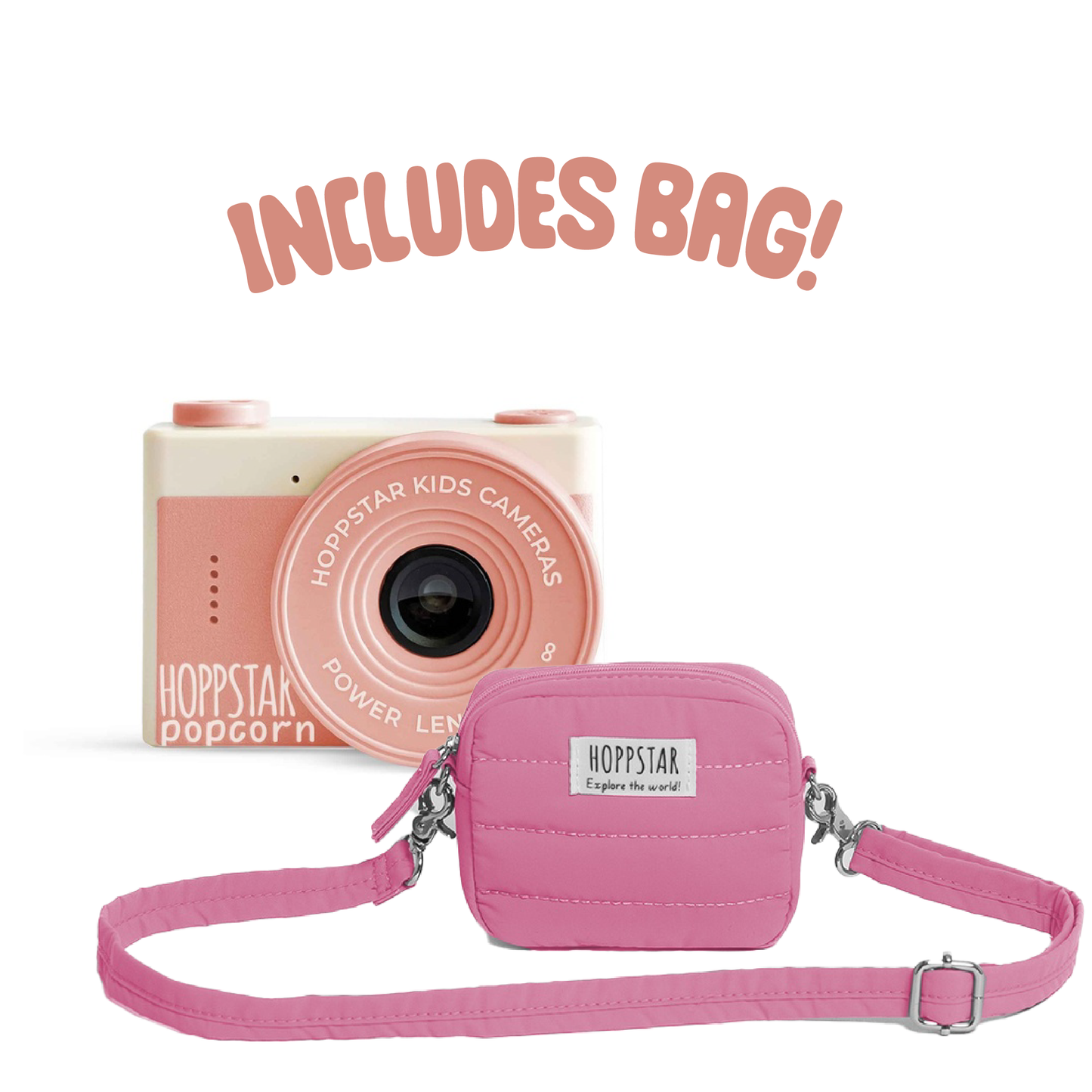 Mini Digital Camera & Bag Bundle - Colour Sorbet Ages 3+