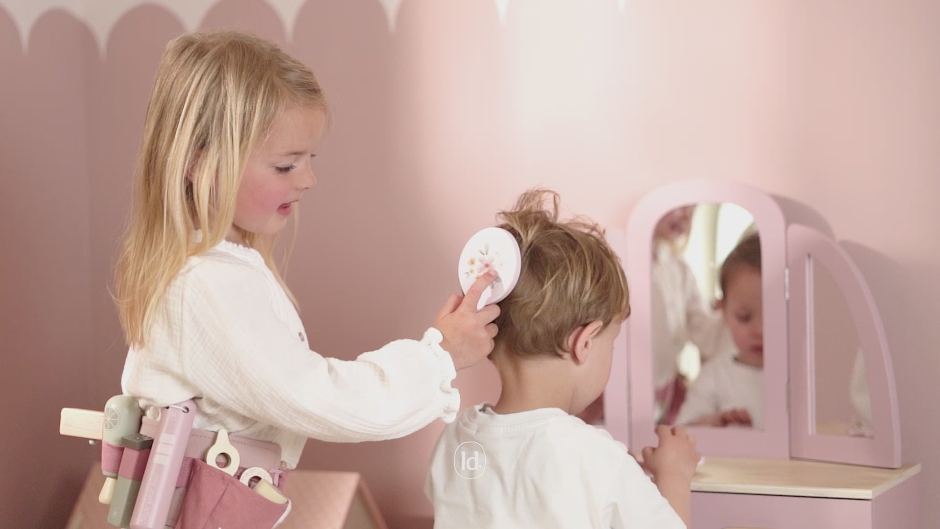 Little Dutch Pink Hairdresser Play Set