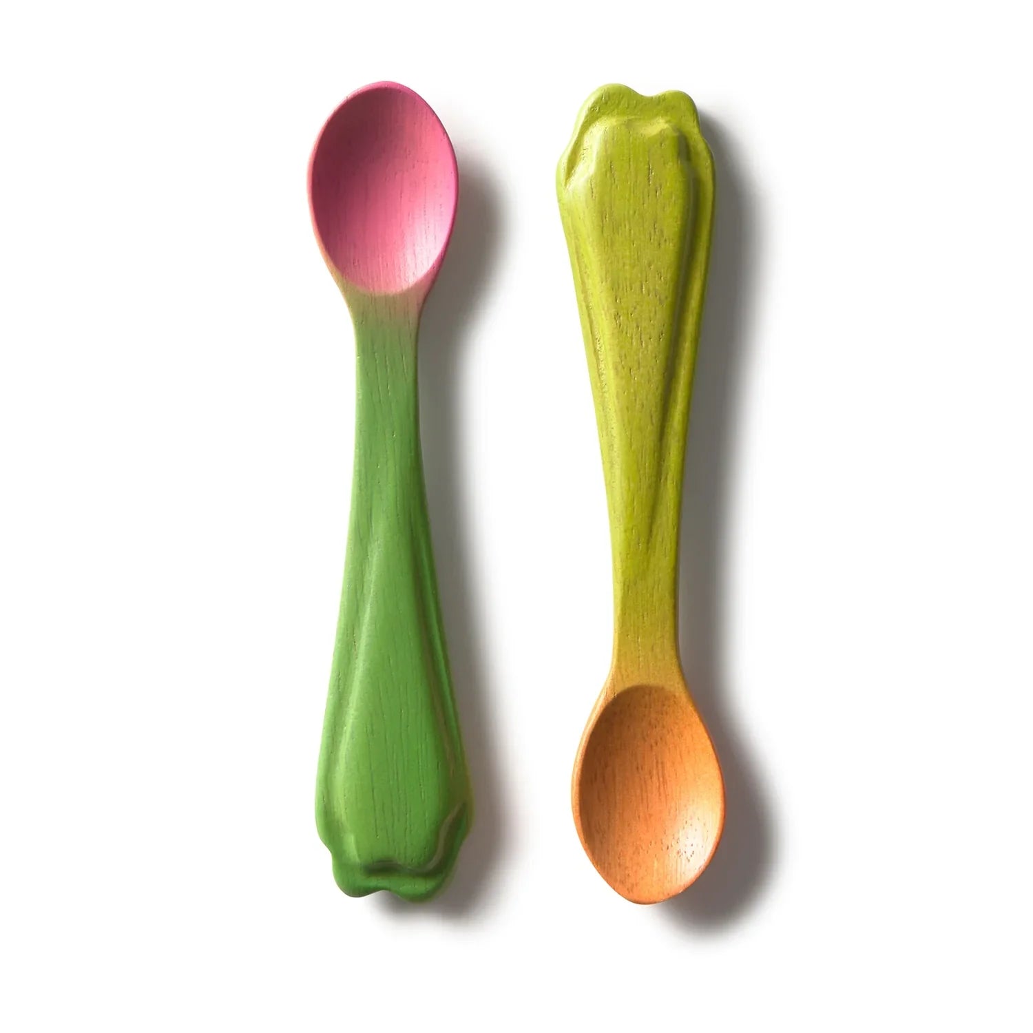 Wooden Baby Weaning Spoon Set | Eco Baby Cutlery – Mucky Wolf