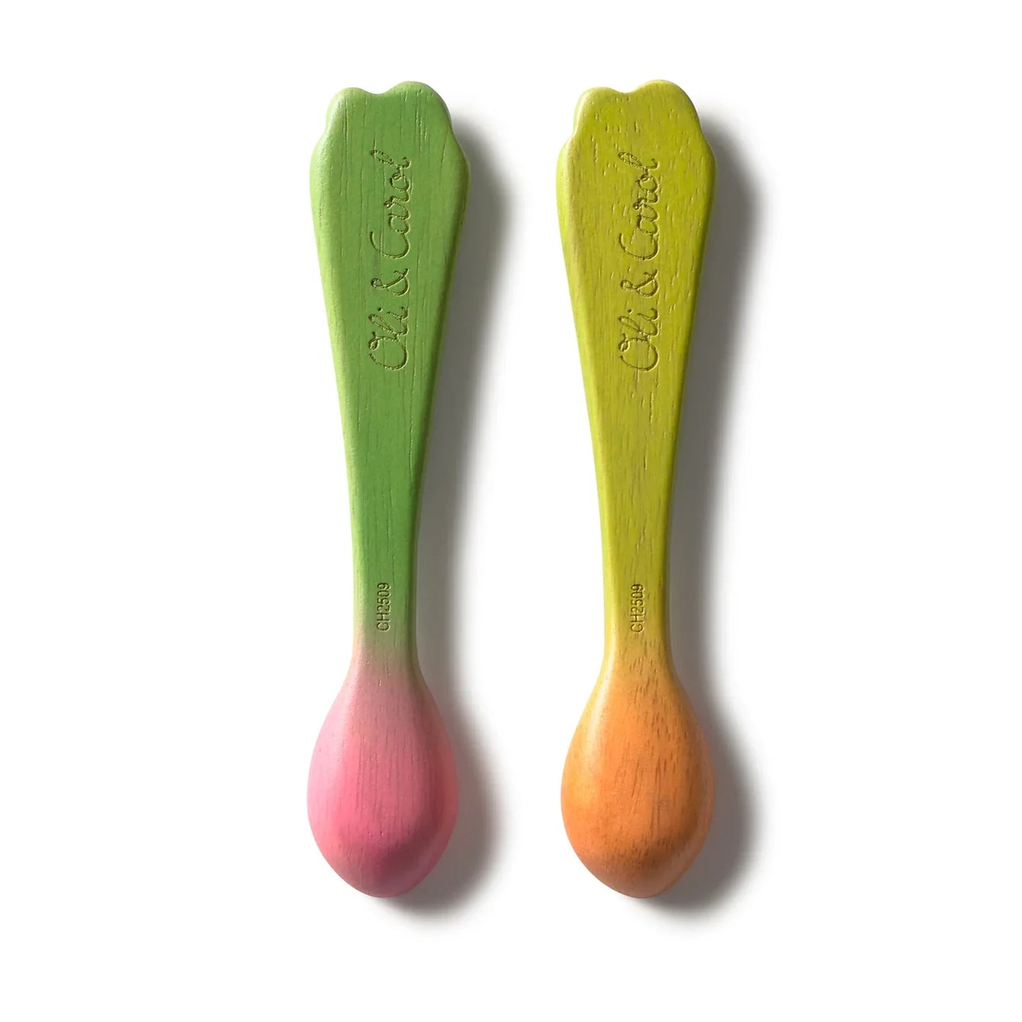 Wooden Baby Weaning Spoon Set | Eco Baby Cutlery – Mucky Wolf