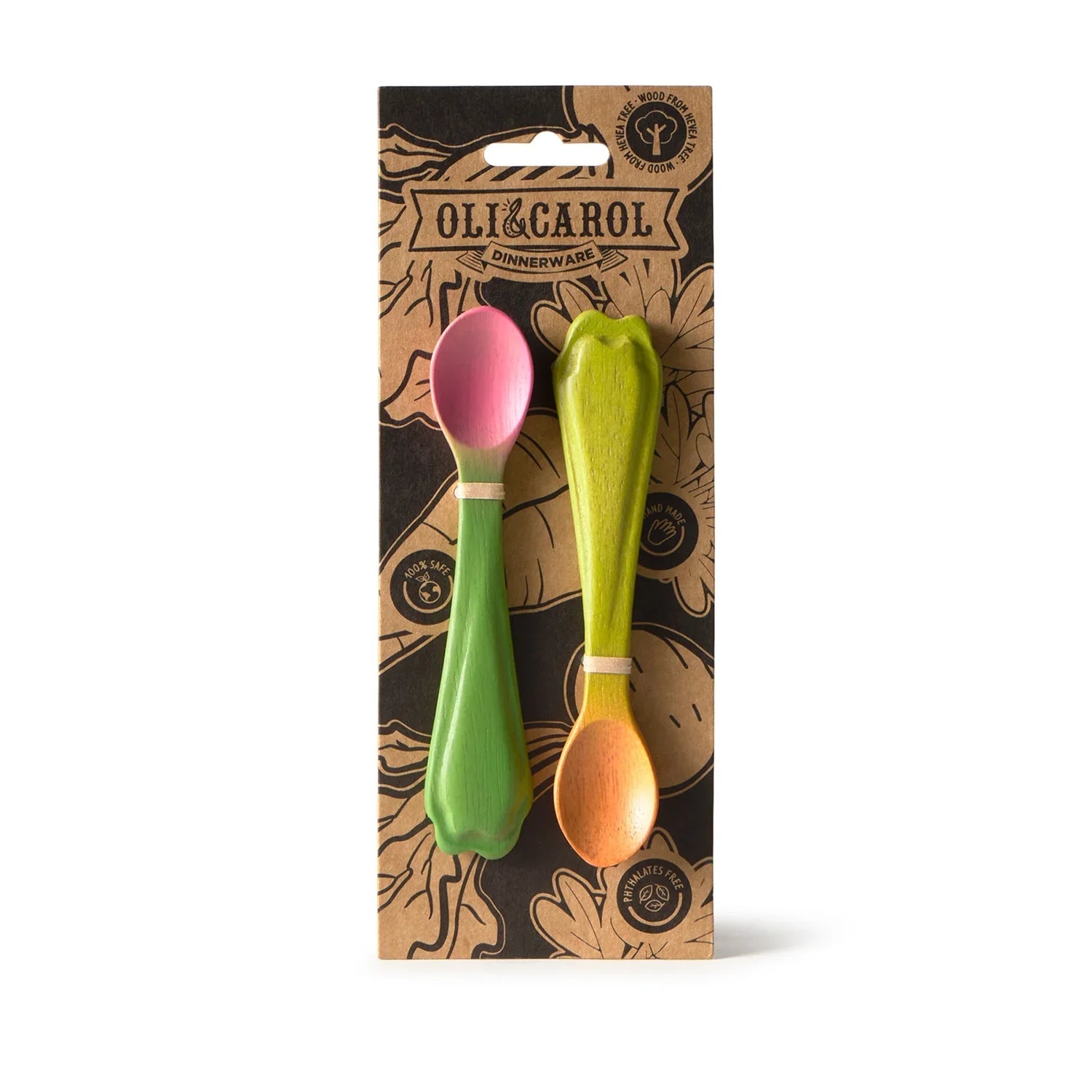 Wooden Baby Weaning Spoon Set | Eco Baby Cutlery – Mucky Wolf