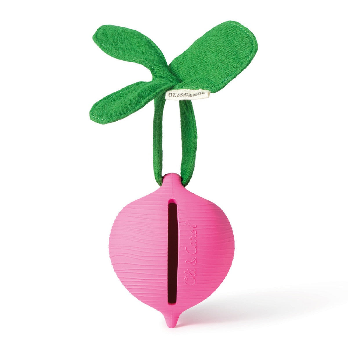 Natural Rubber Dummy Carry Case | Ramona the Radish | Oli & Carol