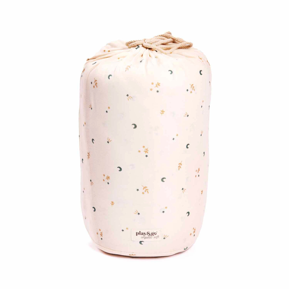 Moon Print Soft Circle Organic Baby Playmat & Storage Bag - Noomad by Play & Go