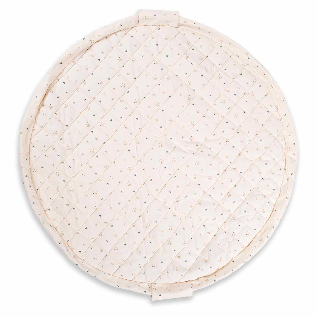 Moon Print Soft Circle Organic Baby Playmat & Storage Bag - Noomad by Play & Go