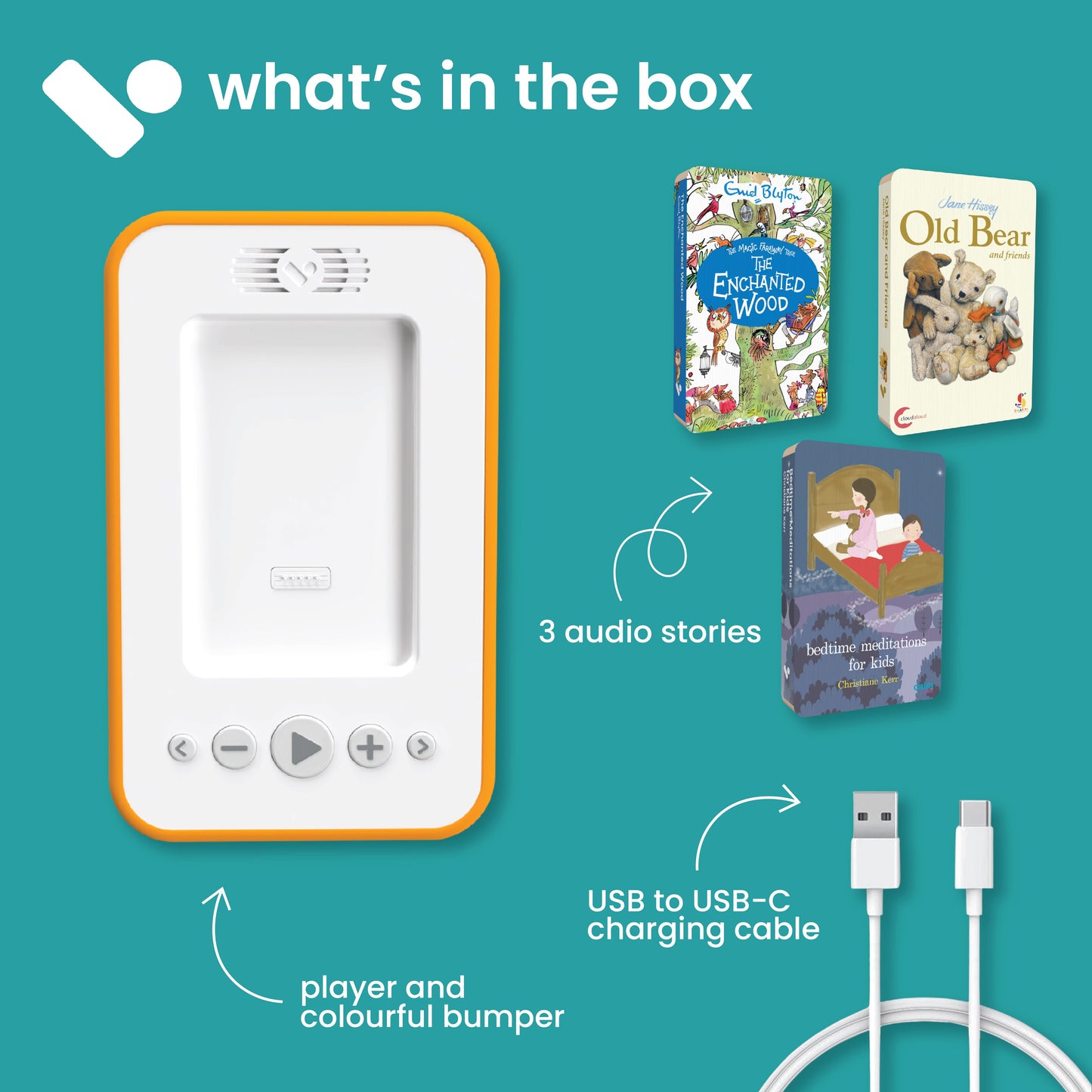 Bedtime Stories Starter Pack - Voxblock Audio Player | Mucky Wolf