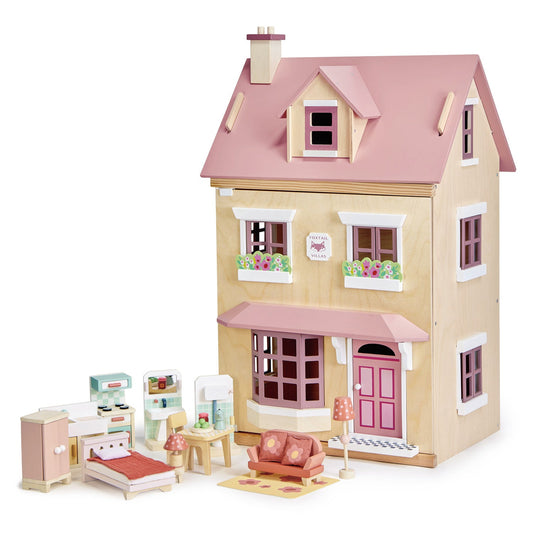 Foxtail Villa + Furniture Dolls House Bundle
