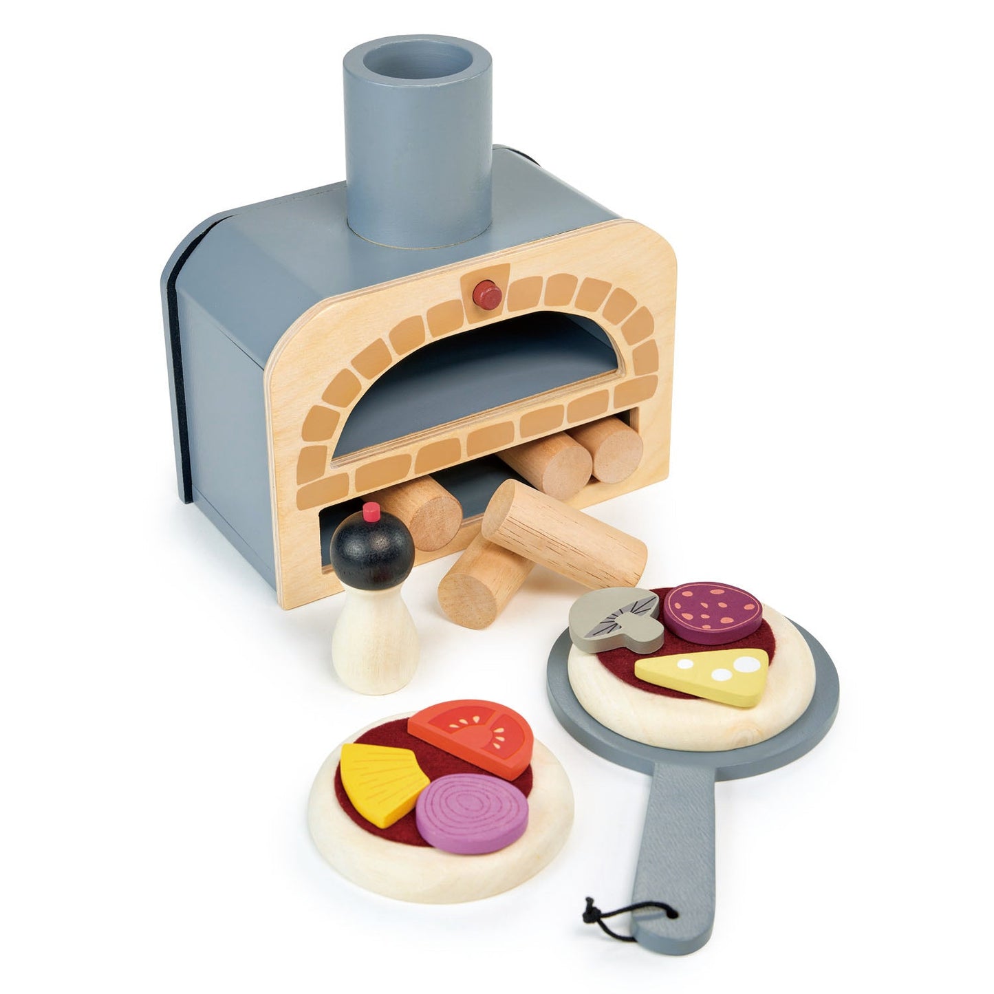 Tender Leaf Toys Wooden Pizza Oven | Role Play Pizza Toy for Kids Age 3+