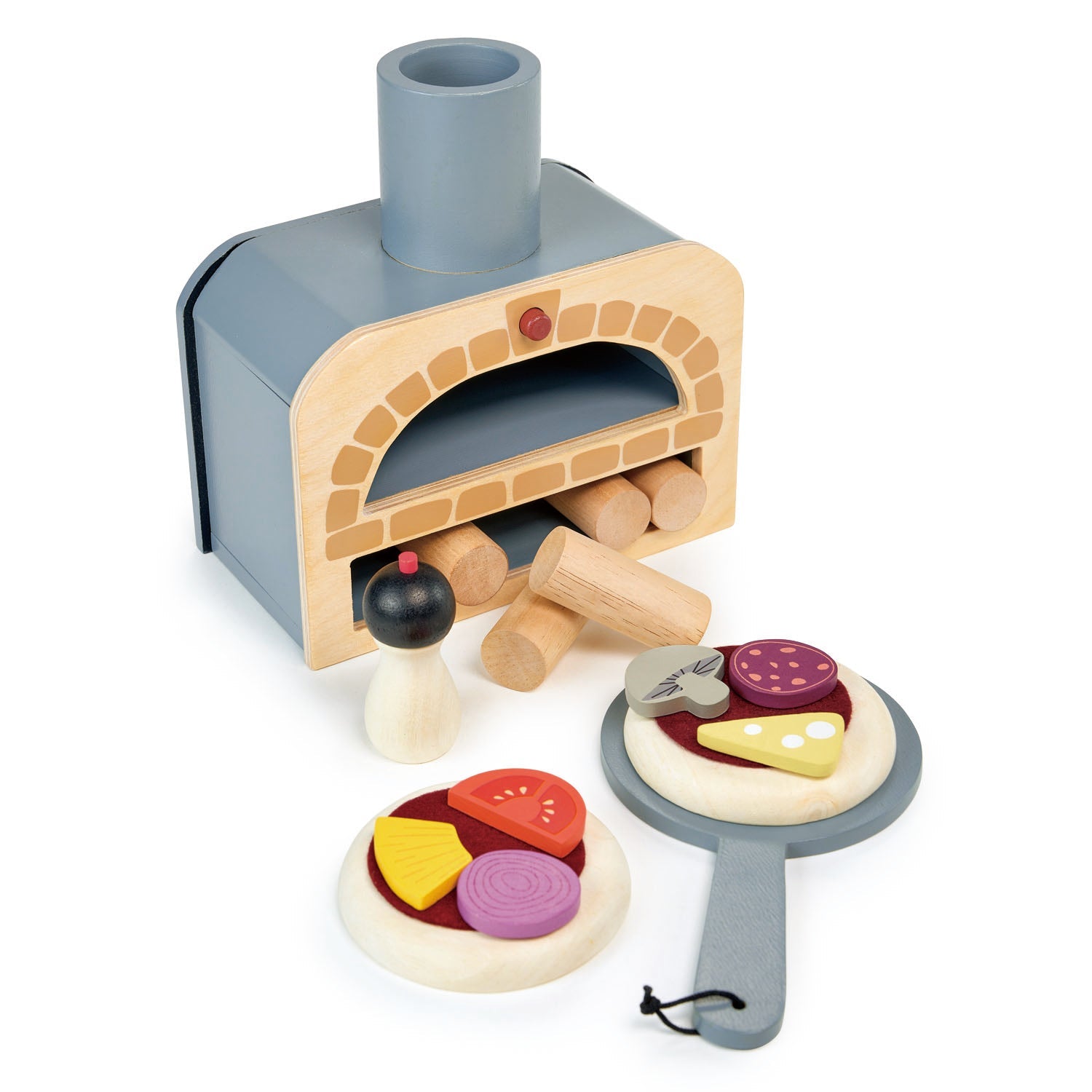 Tender Leaf Toys Wooden Pizza Oven | Role Play Pizza Toy for Kids Age 3+