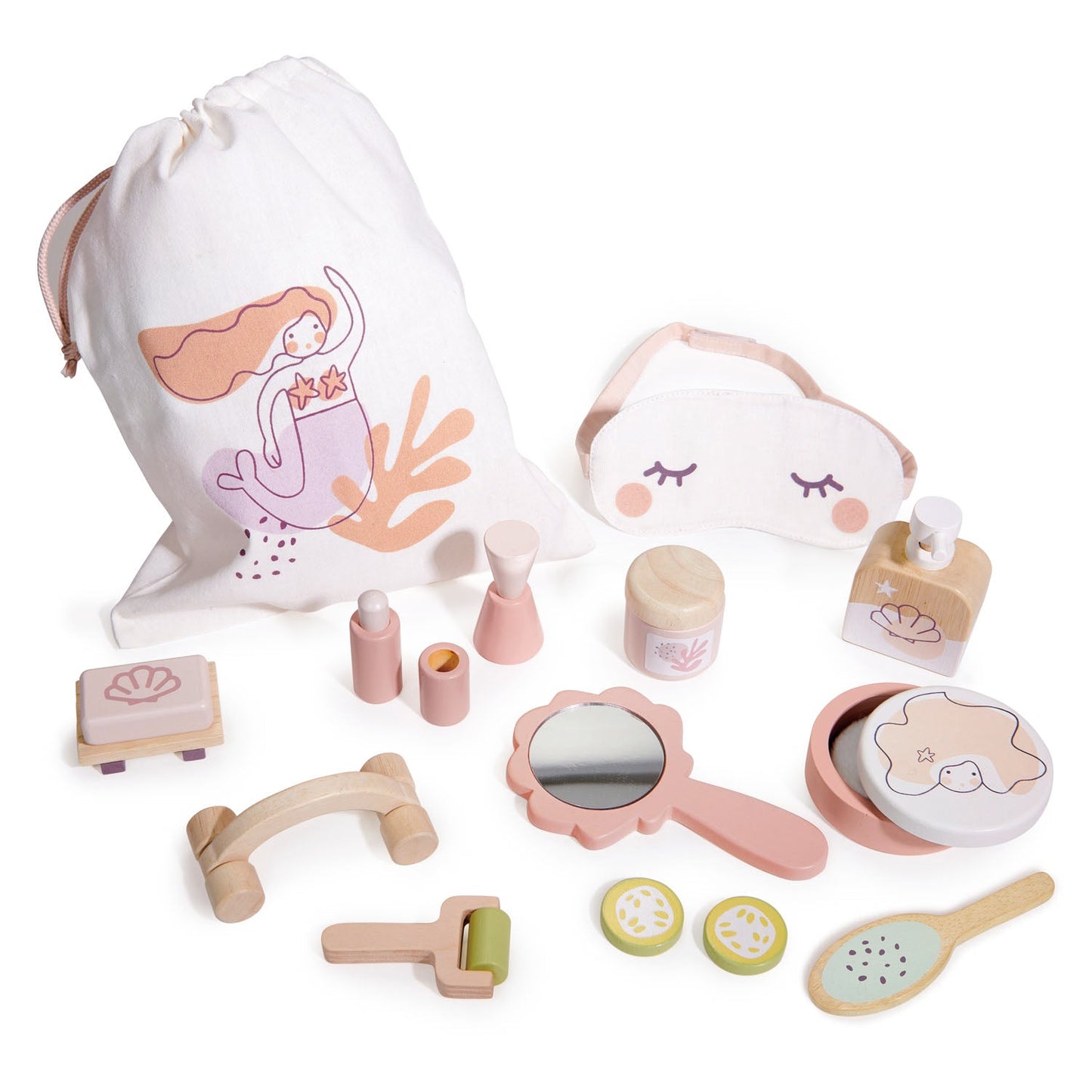 Tender Leaf Toys Spa Retreat Set – Wooden Role Play Gift for Kids | Mucky Wolf