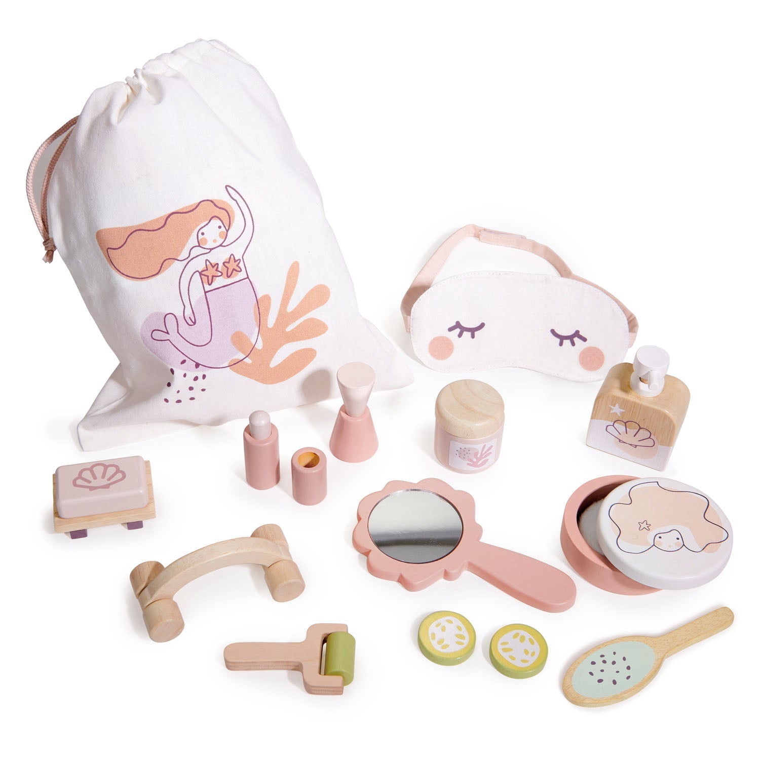 Tender Leaf Toys Spa Retreat Set – Wooden Role Play Gift for Kids | Mucky Wolf