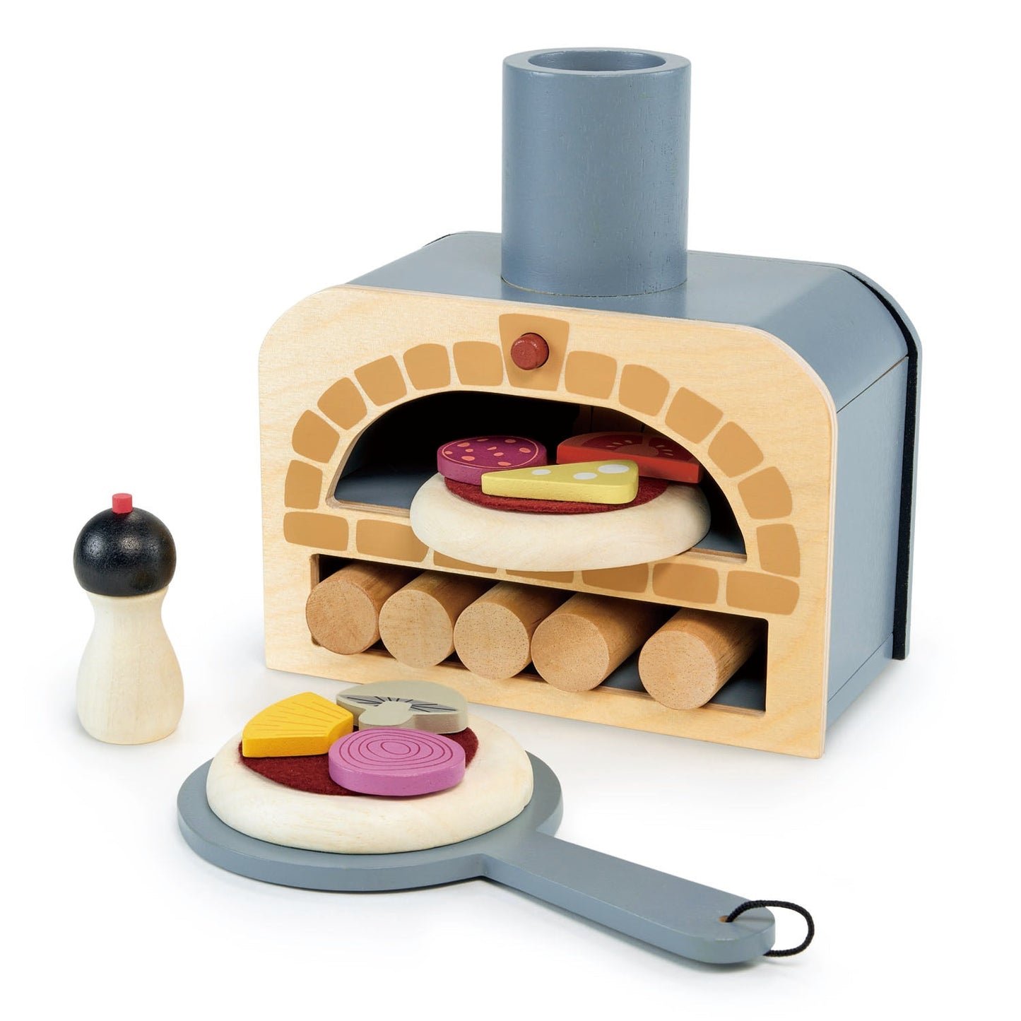 Tender Leaf Toys Wooden Pizza Oven | Role Play Pizza Toy for Kids Age 3+