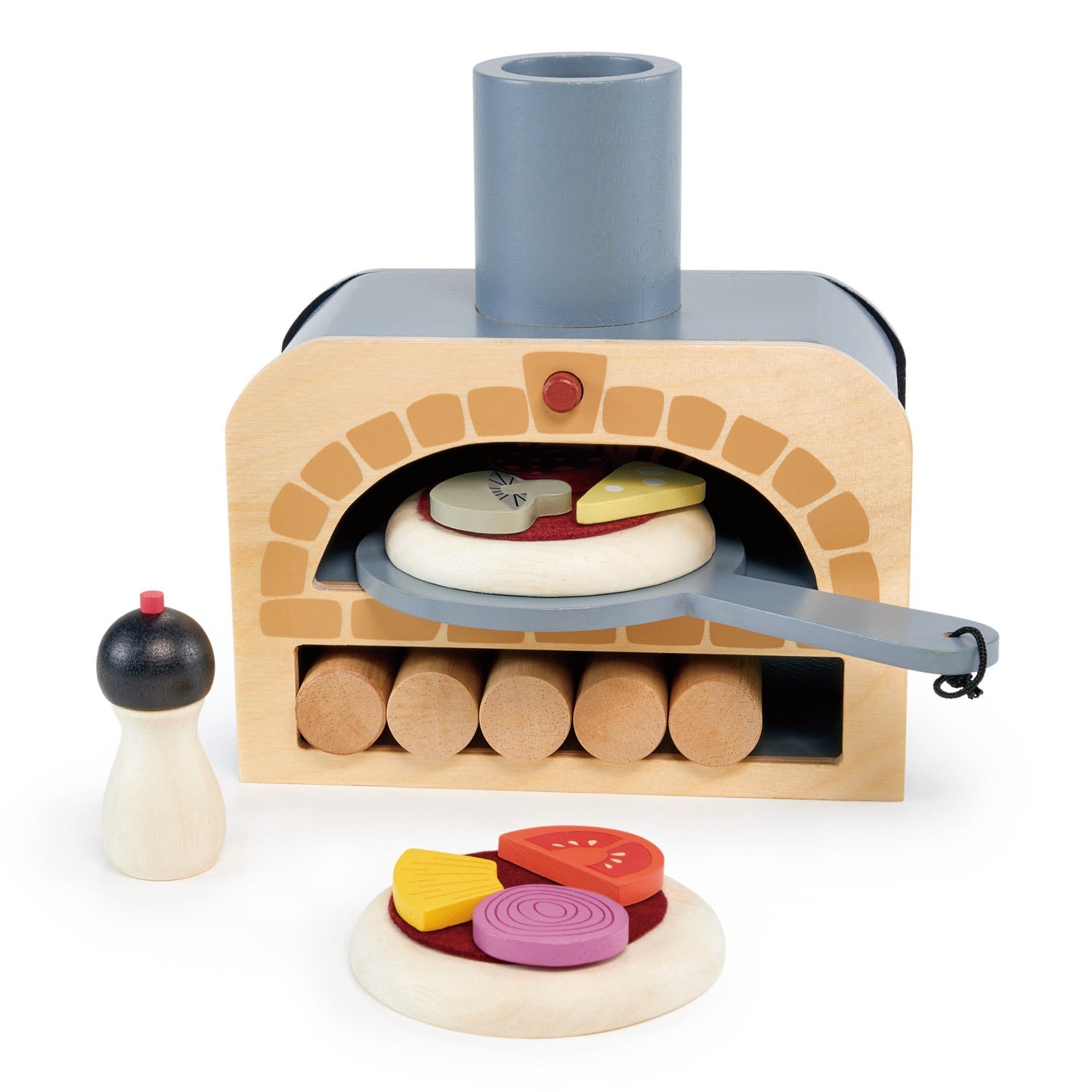 Tender Leaf Toys Wooden Pizza Oven | Role Play Pizza Toy for Kids Age 3+