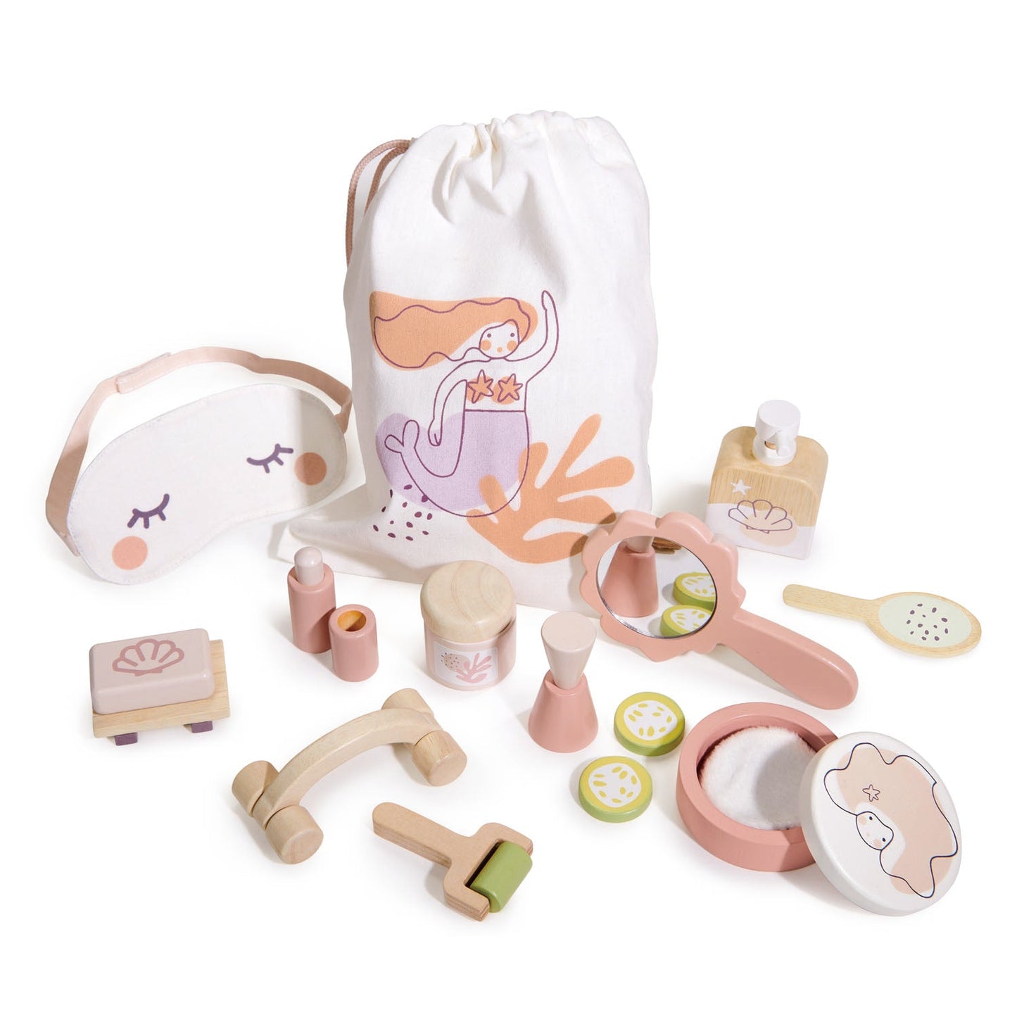 Tender Leaf Toys Spa Retreat Set – Wooden Role Play Gift for Kids | Mucky Wolf