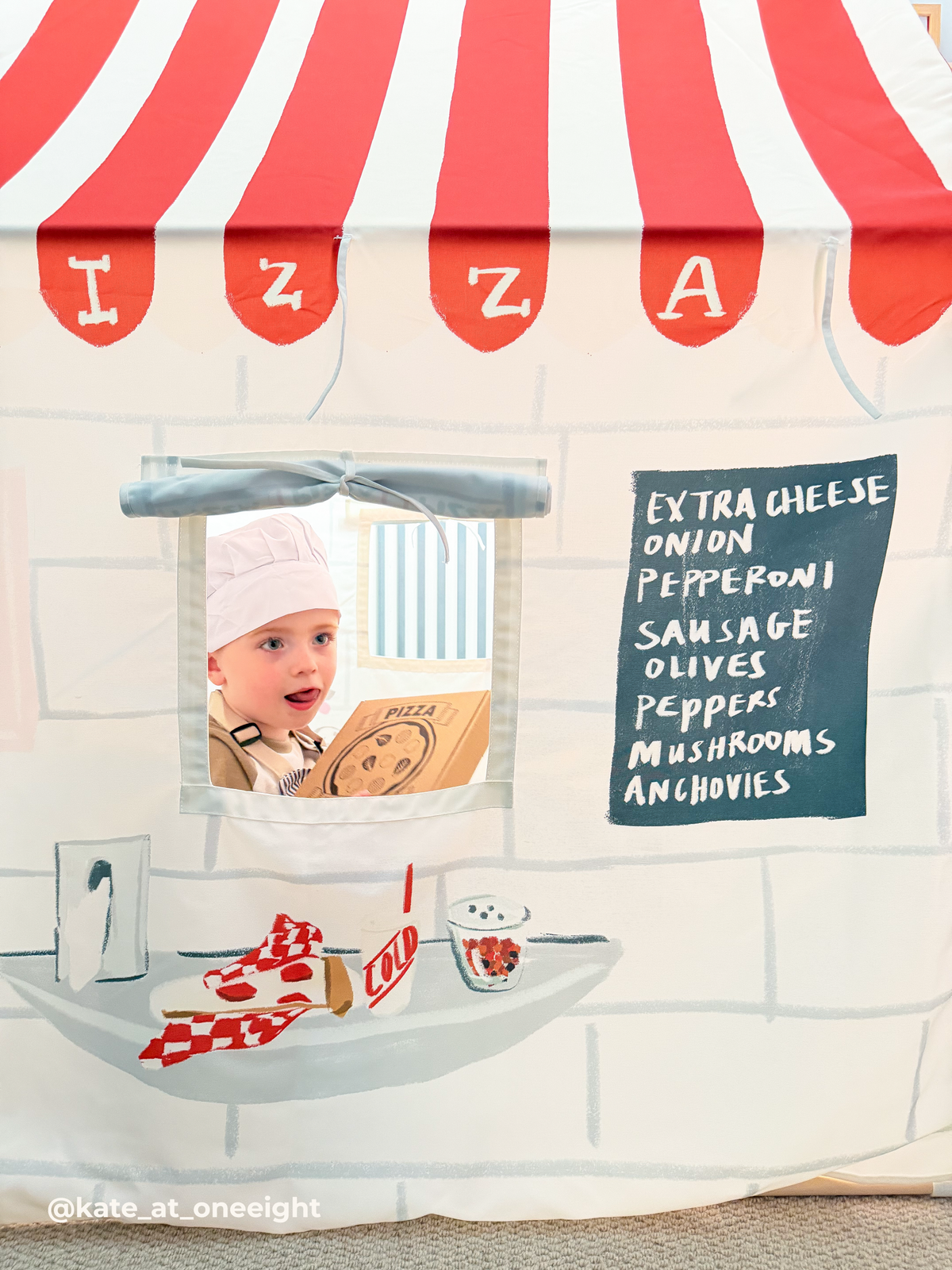Flippi Pizza Restaurant Play Tent (Includes Flippi Frame & Tent Cover)