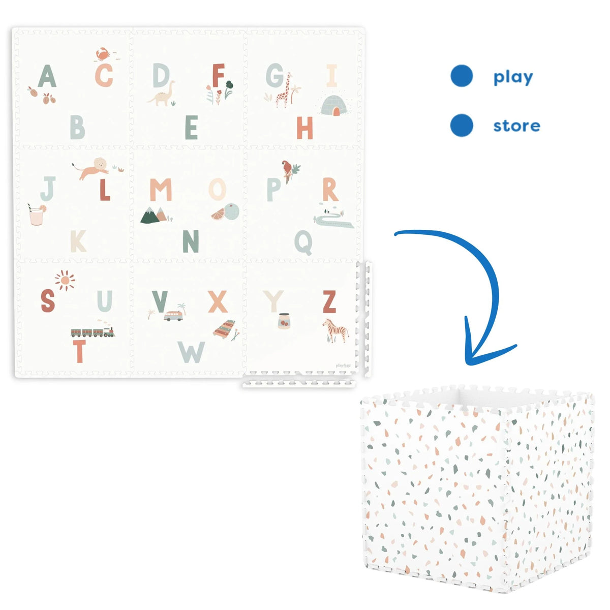 Tiloo Alphabet Playmat | Educational Foam Mat | Mucky Wolf