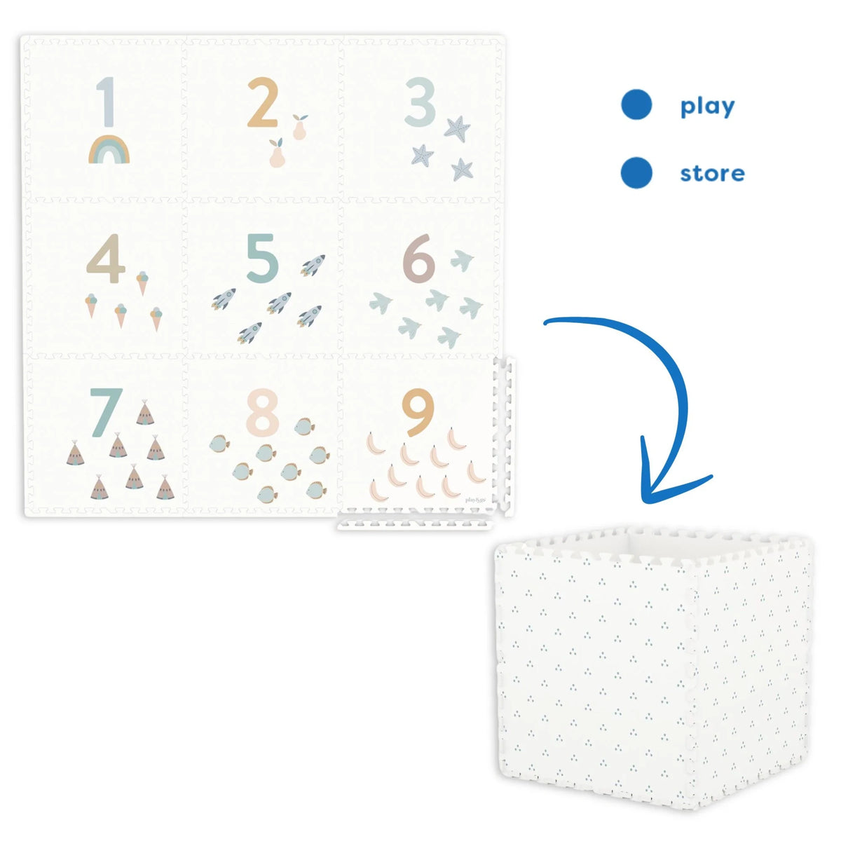 Tiloo Number Puzzle Playmat | Numbers | Mucky Wolf