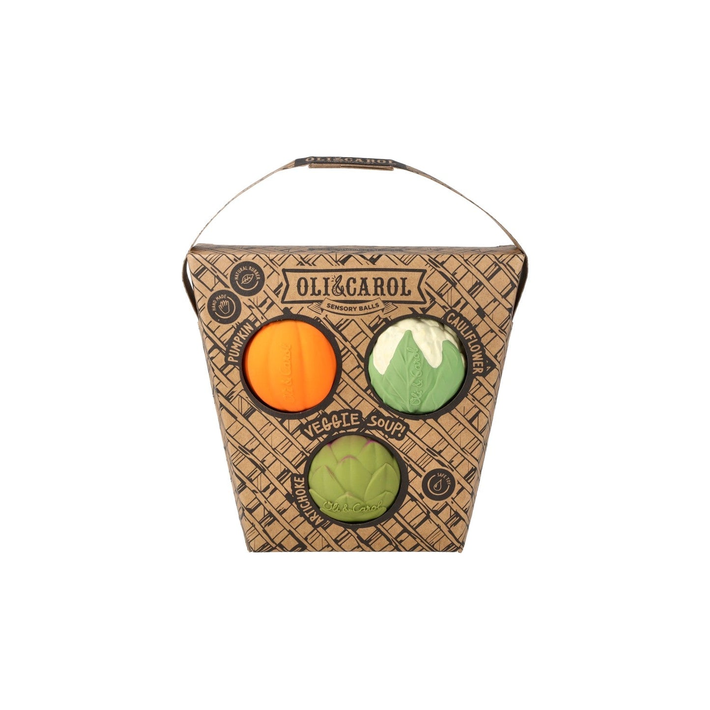 Baby Sensory Ball Play Set - Veggie Soup Theme